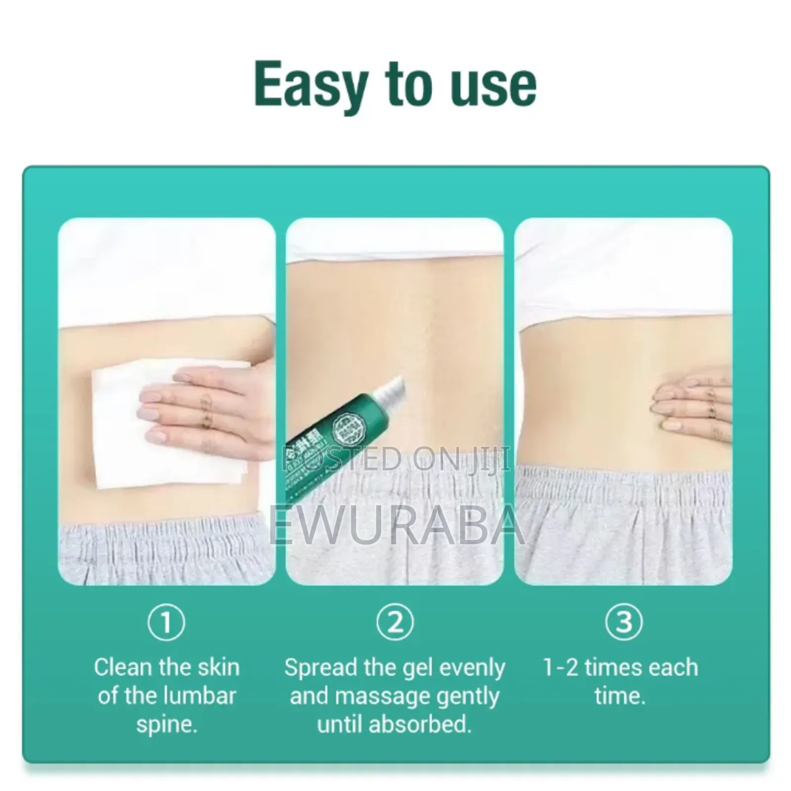 Lumber Spine Compressed Herbal Cooling Gel