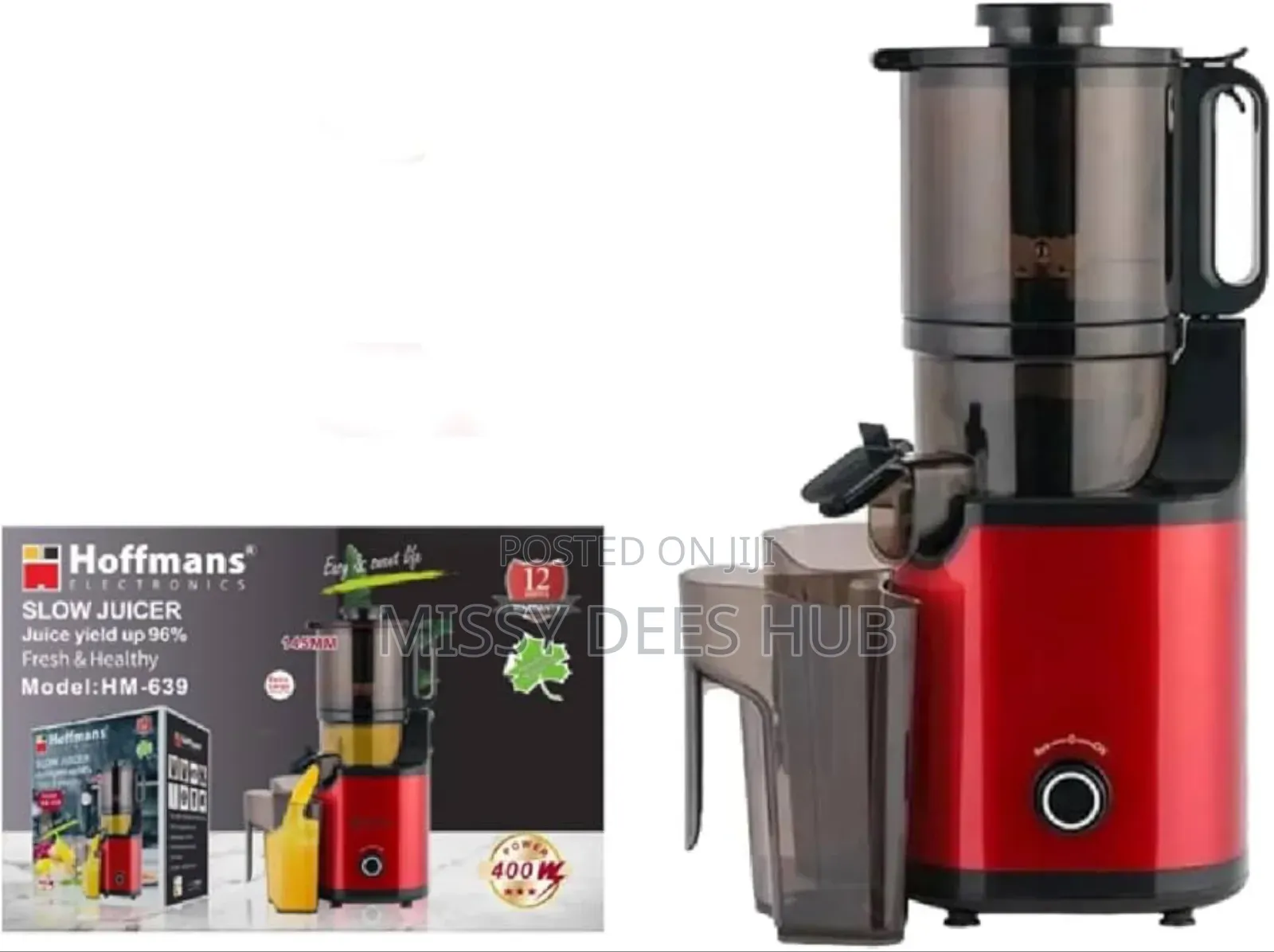 Hoffmans Wide-mouthed Slow Juicer