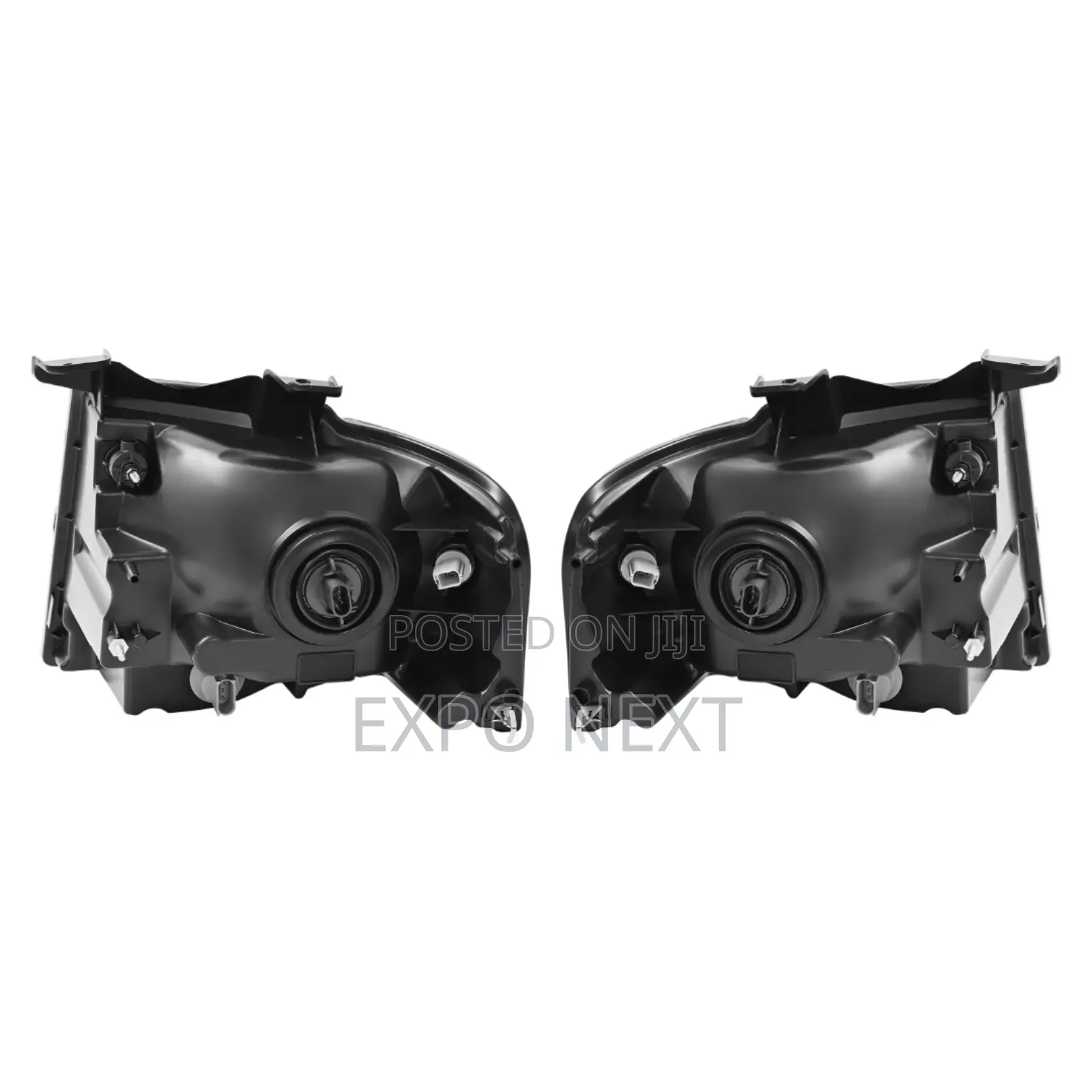 Pair Chrome Headlights For Ford Expedition 2007-2014