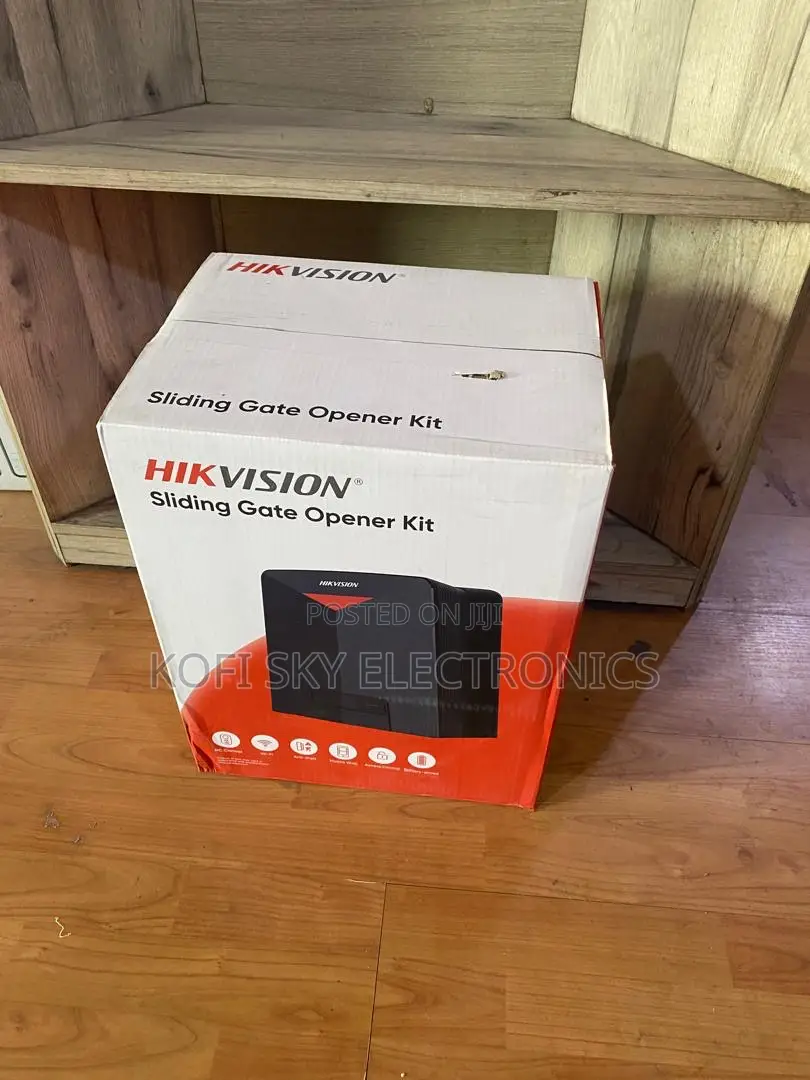 Hikvision Wi-Fi Sliding Gate Motor No Battery and Rack