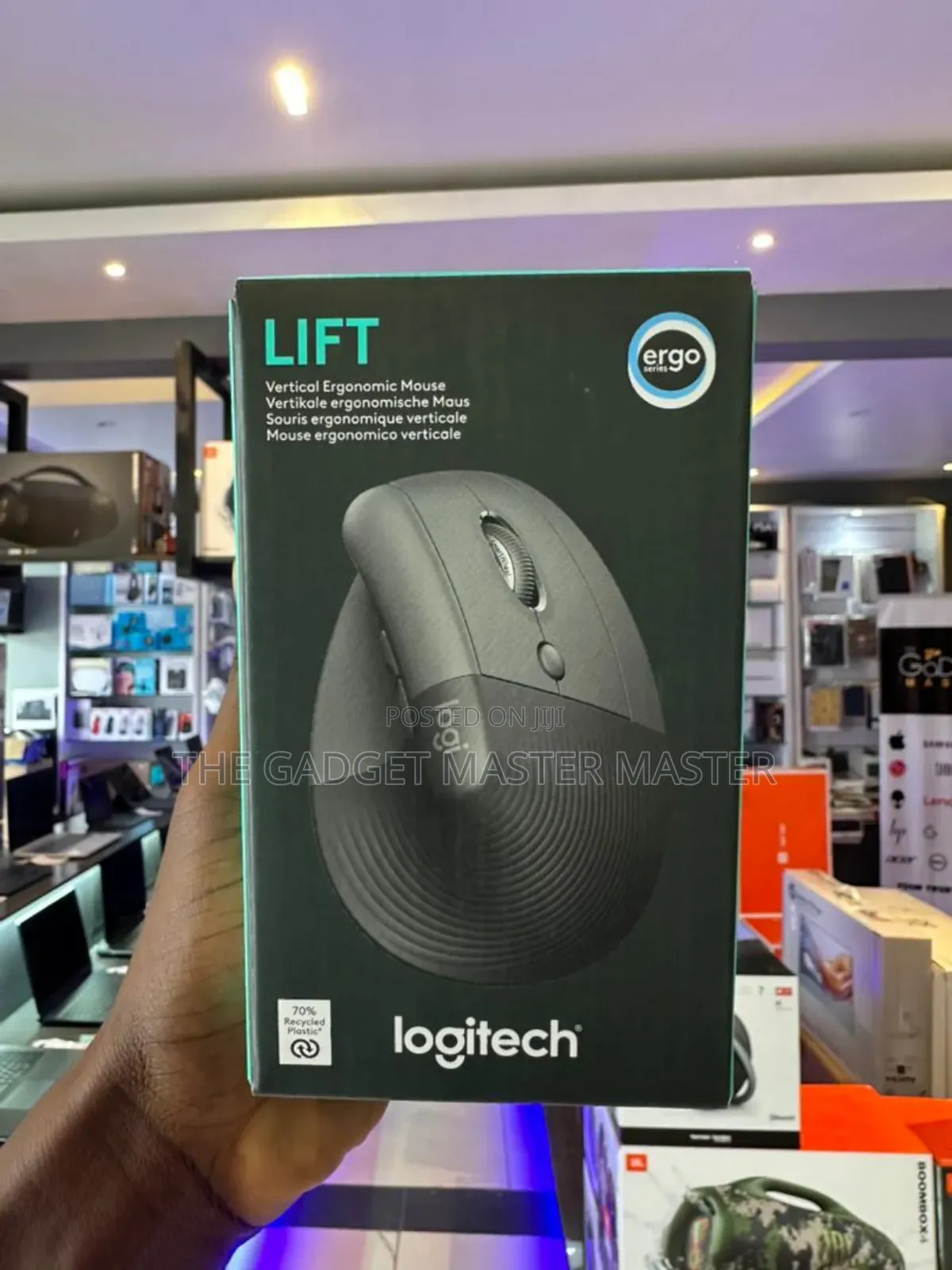 Logitech Lift Vertical Ergonomic Wireless Mouse