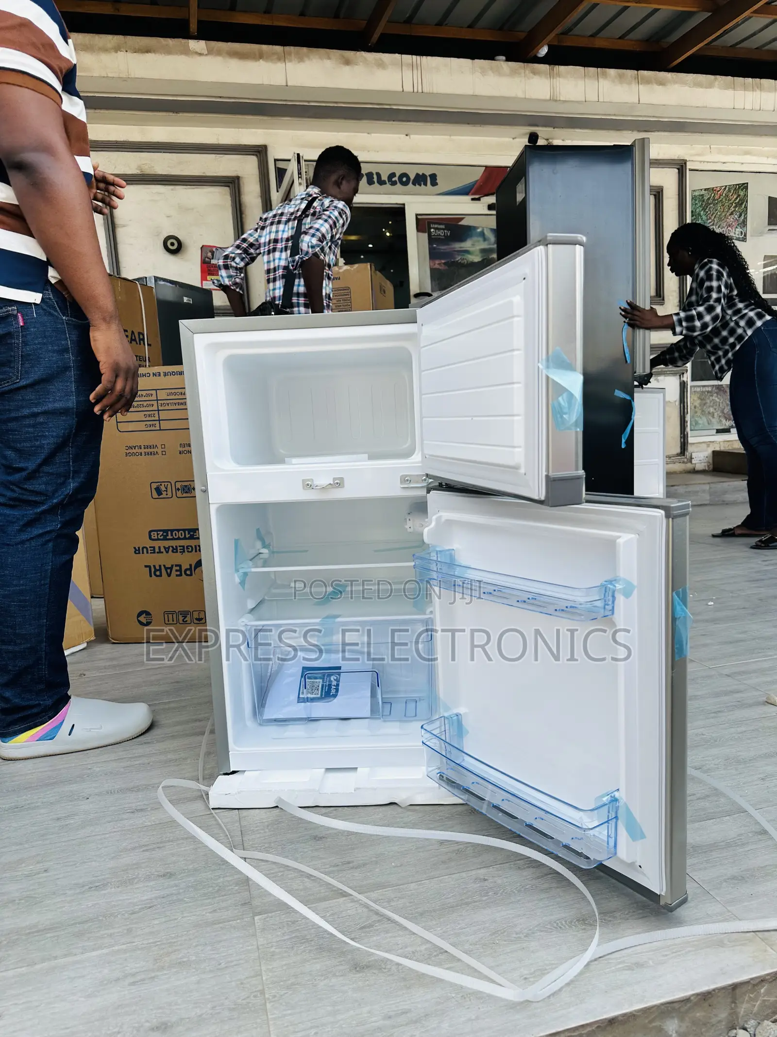 Call and Order for Pf-100-2b Ions Double Door Fridge Pearl