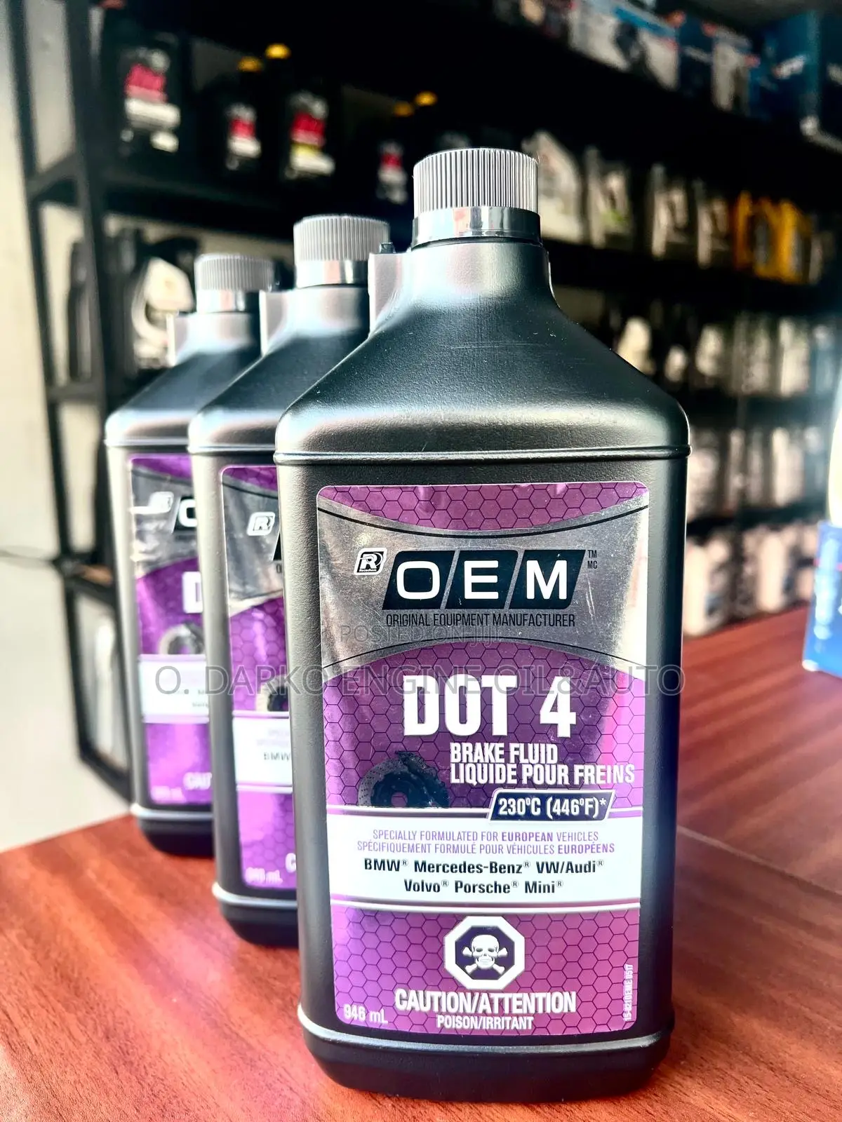 Brake Fluid Dot 4 (Bmw // Mini // Mercedes-Benz // Audi // Porshe Etc)