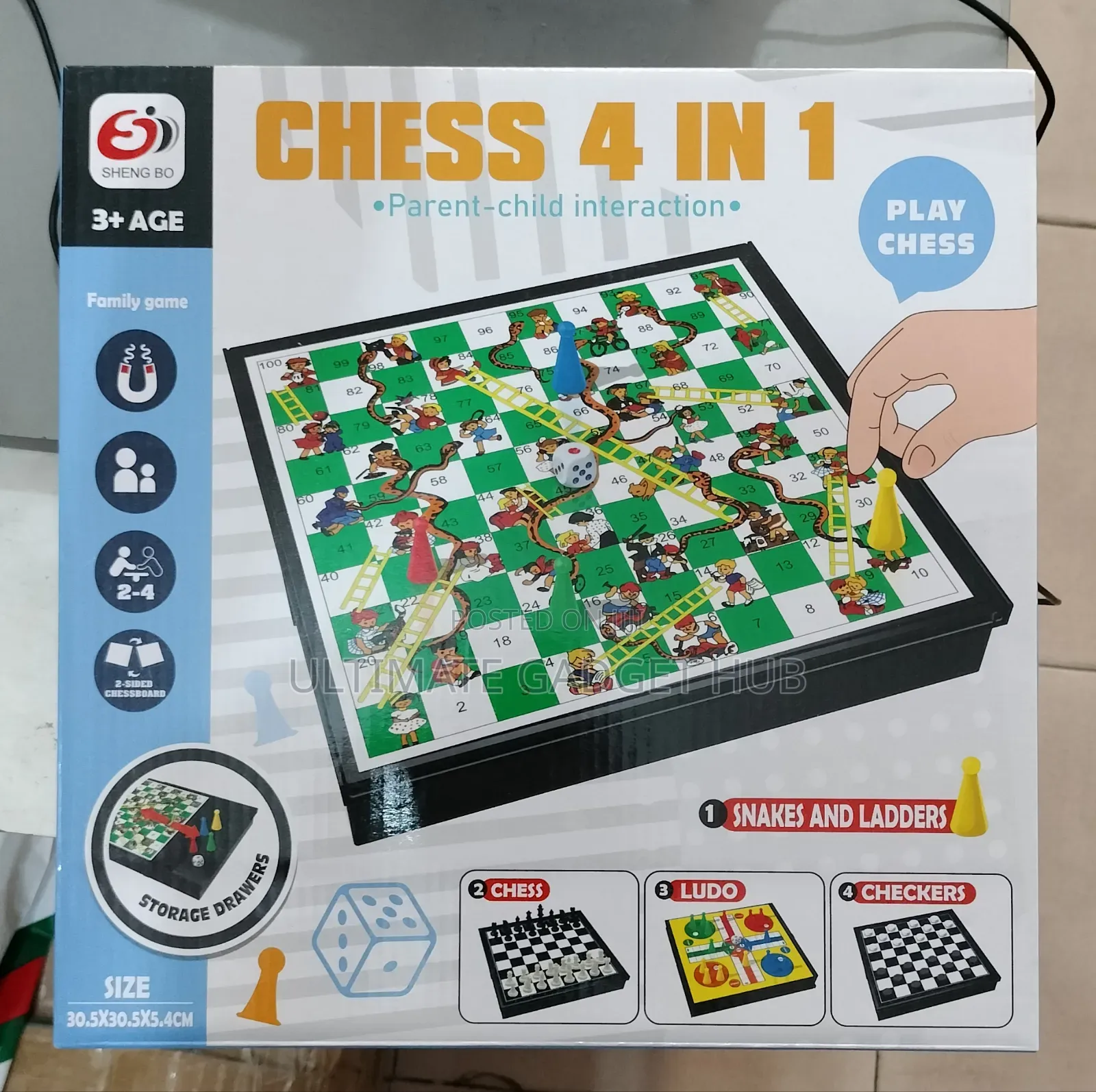 4 in 1 Board Game Set