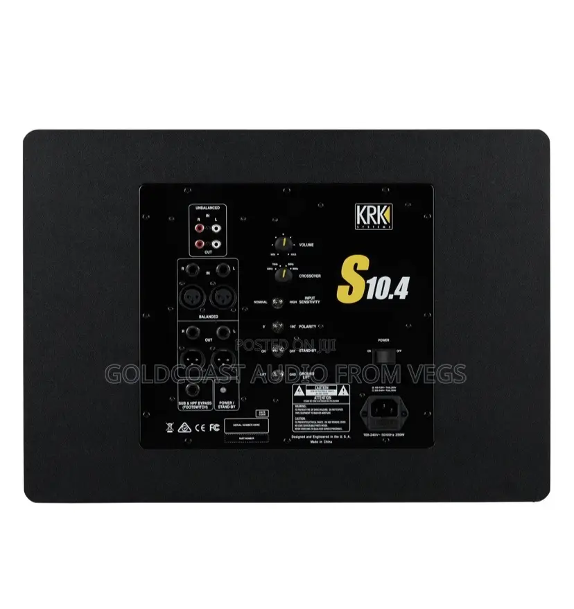Krk S10.4 Powered Studio Subwoofer (10")