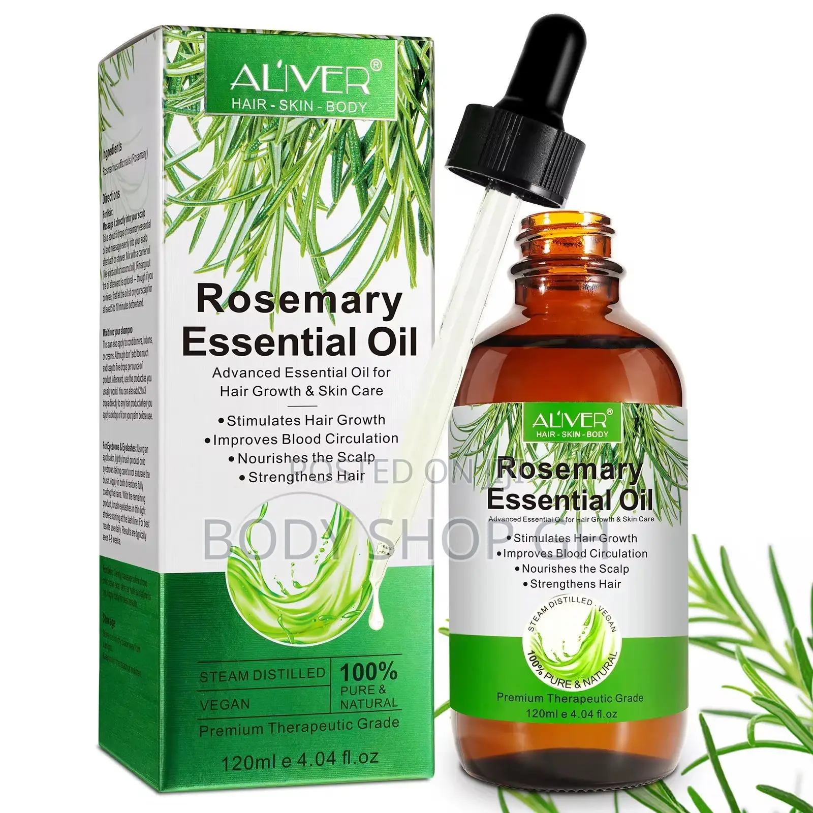 Rosemary Essential Oil 100% Natural for Hair Face Skin Care