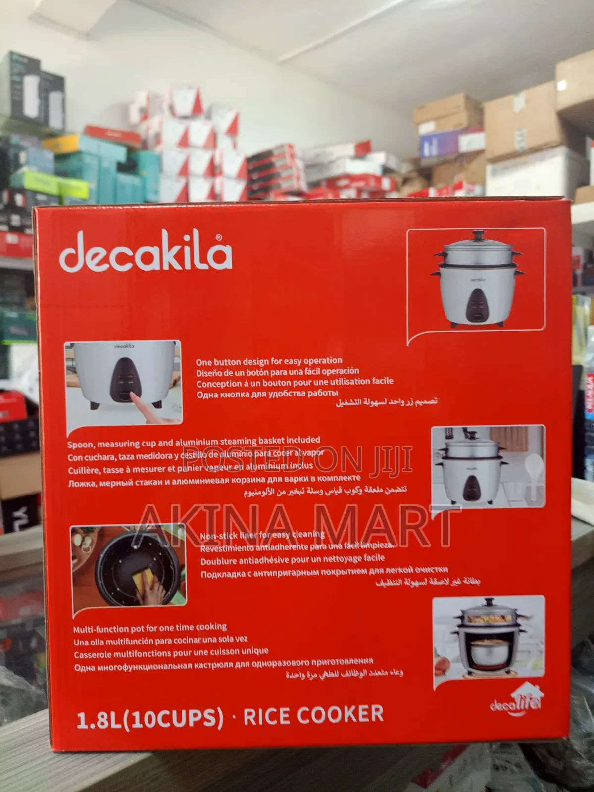 Decakila Rice Cooker 1.8l (Keer034w)