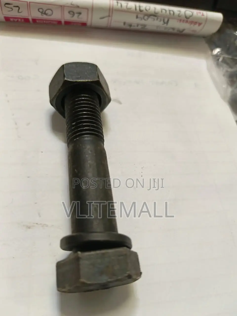 Carbon Steel Grade 8.8 M16x65bolts- Nuts Spring Washer Half Tread 85mm