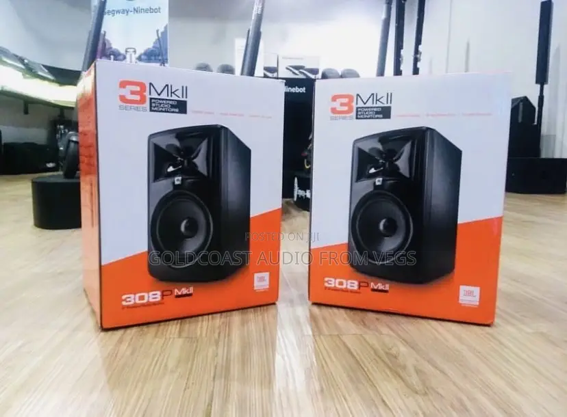 Jbl 308p Mkii Powered 8" Two-way Studio Monitor (Pair)