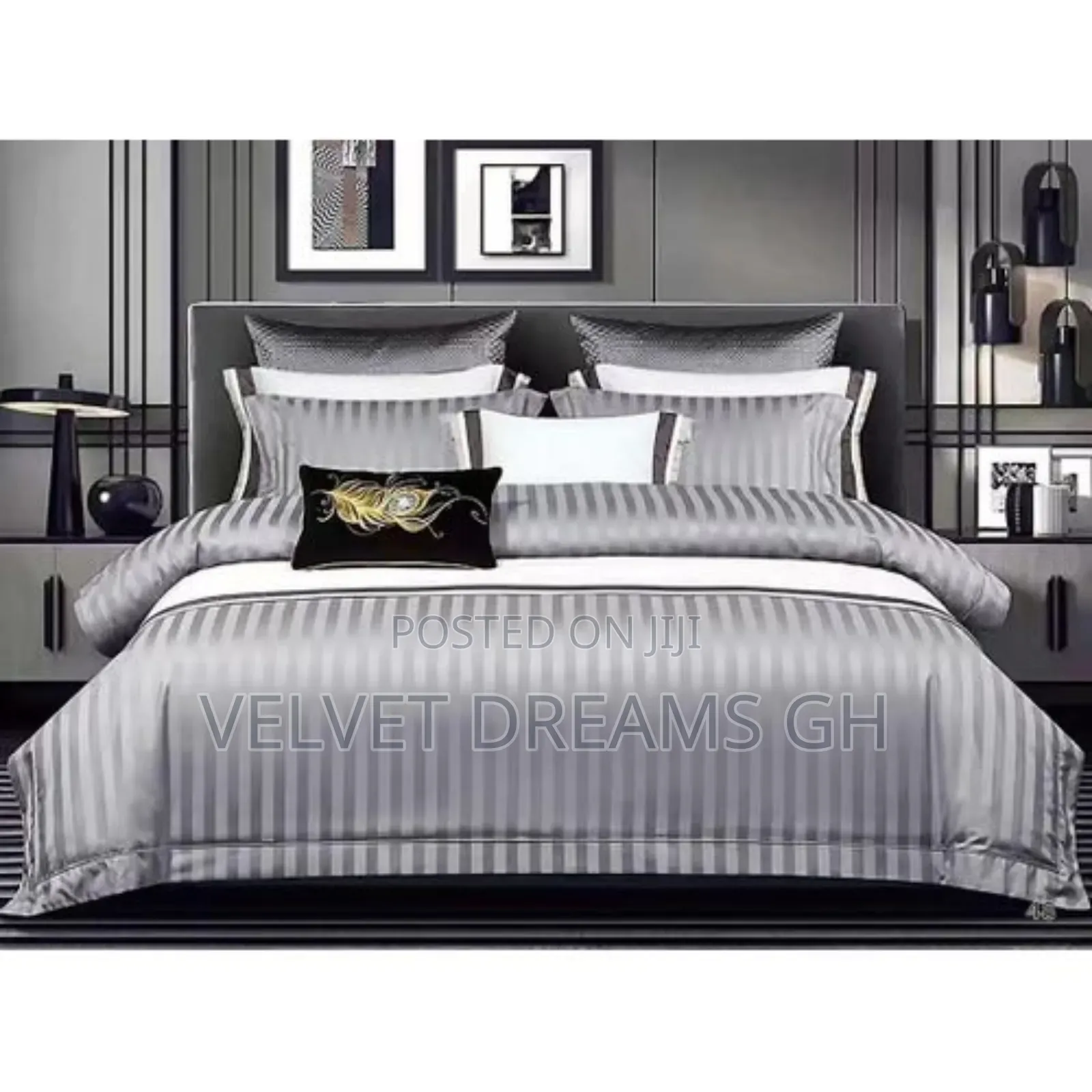 6pcs Line Line Bedsheet Set Soft, Elegant Durable Bedding