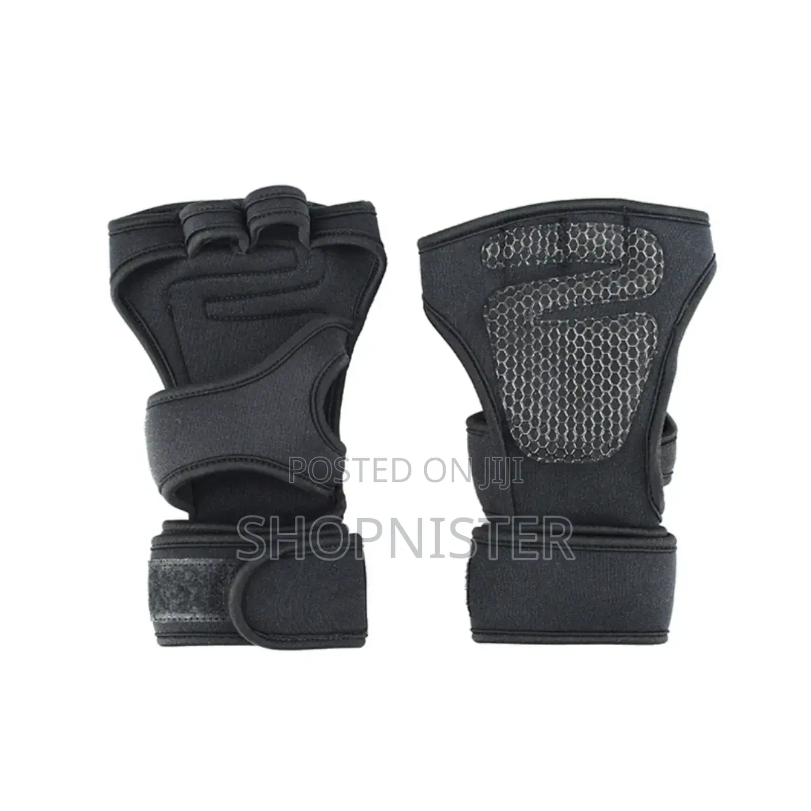 1 Pair Weight Lifting Gloves Cross Training Non-Slip Silicone Padding