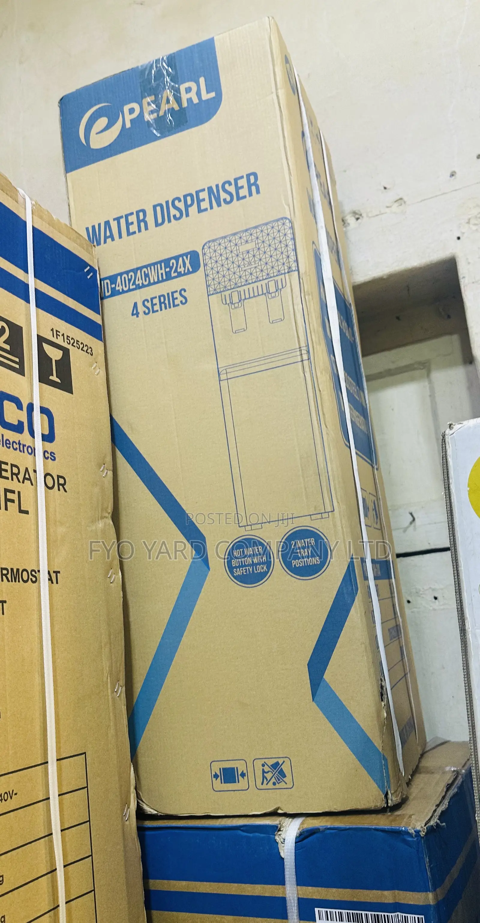 Pearl Water Dispenser Hot Cold With Fridge
