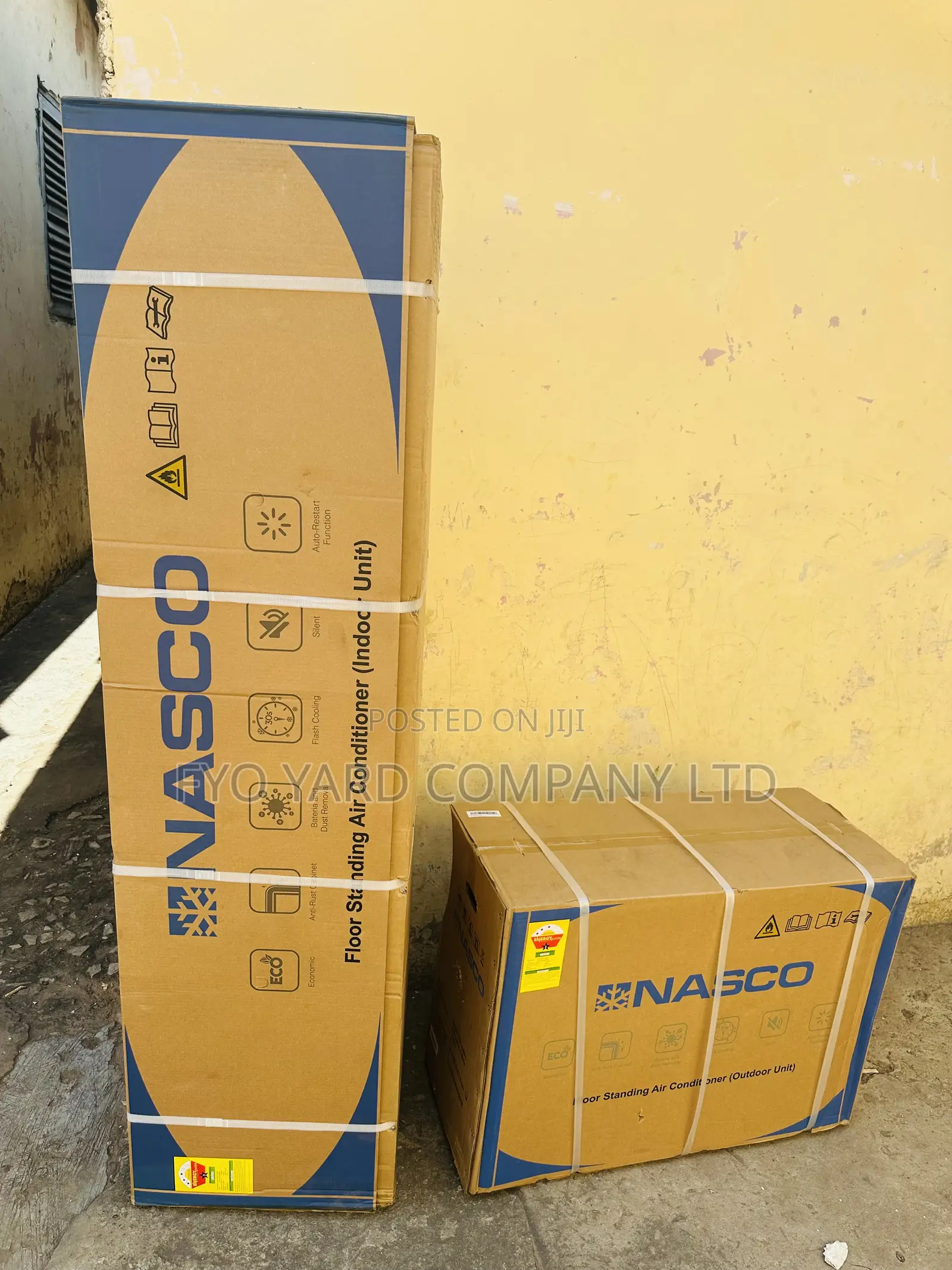 Powerful 2.5hp R32 Round Floor Standing Nasco Air Conditioner