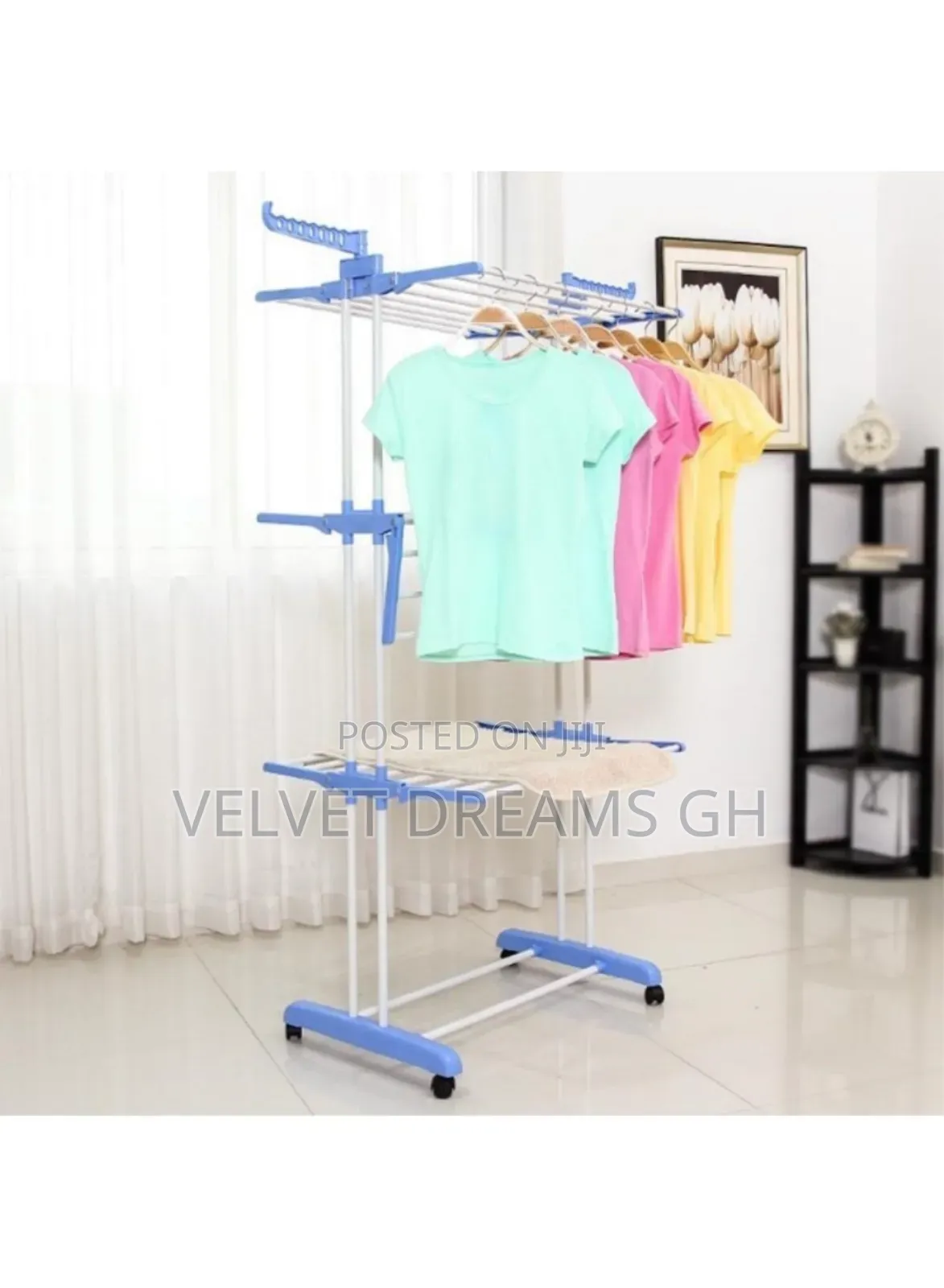 3-Layer Foldable Portable Practical Clothes Drying Rack