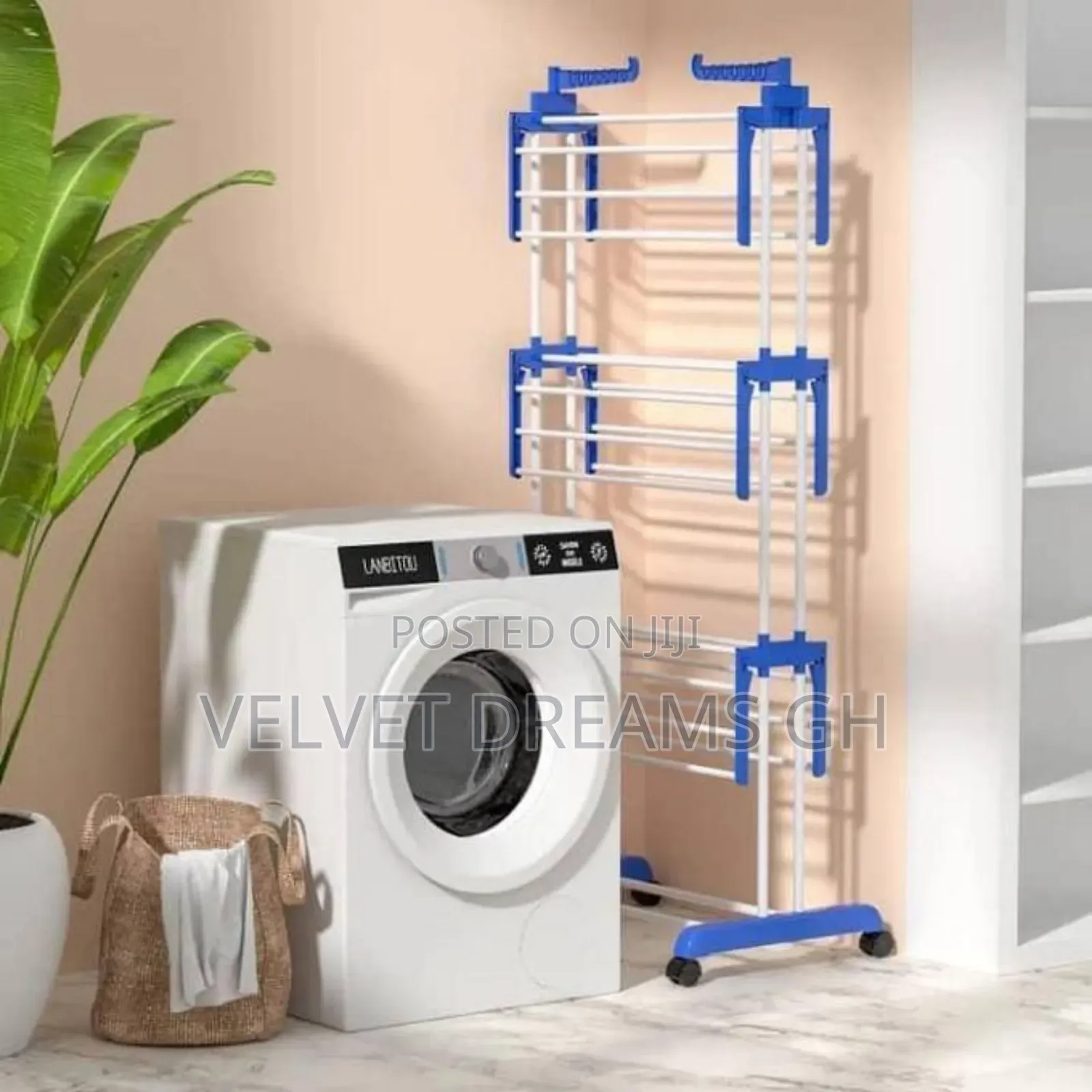 3-Layer Foldable Portable Practical Clothes Drying Rack