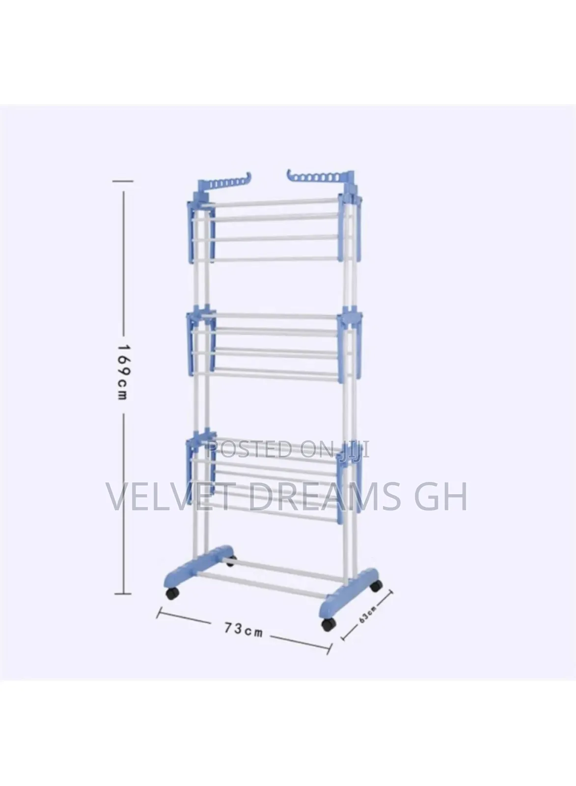 3-Layer Foldable Portable Practical Clothes Drying Rack