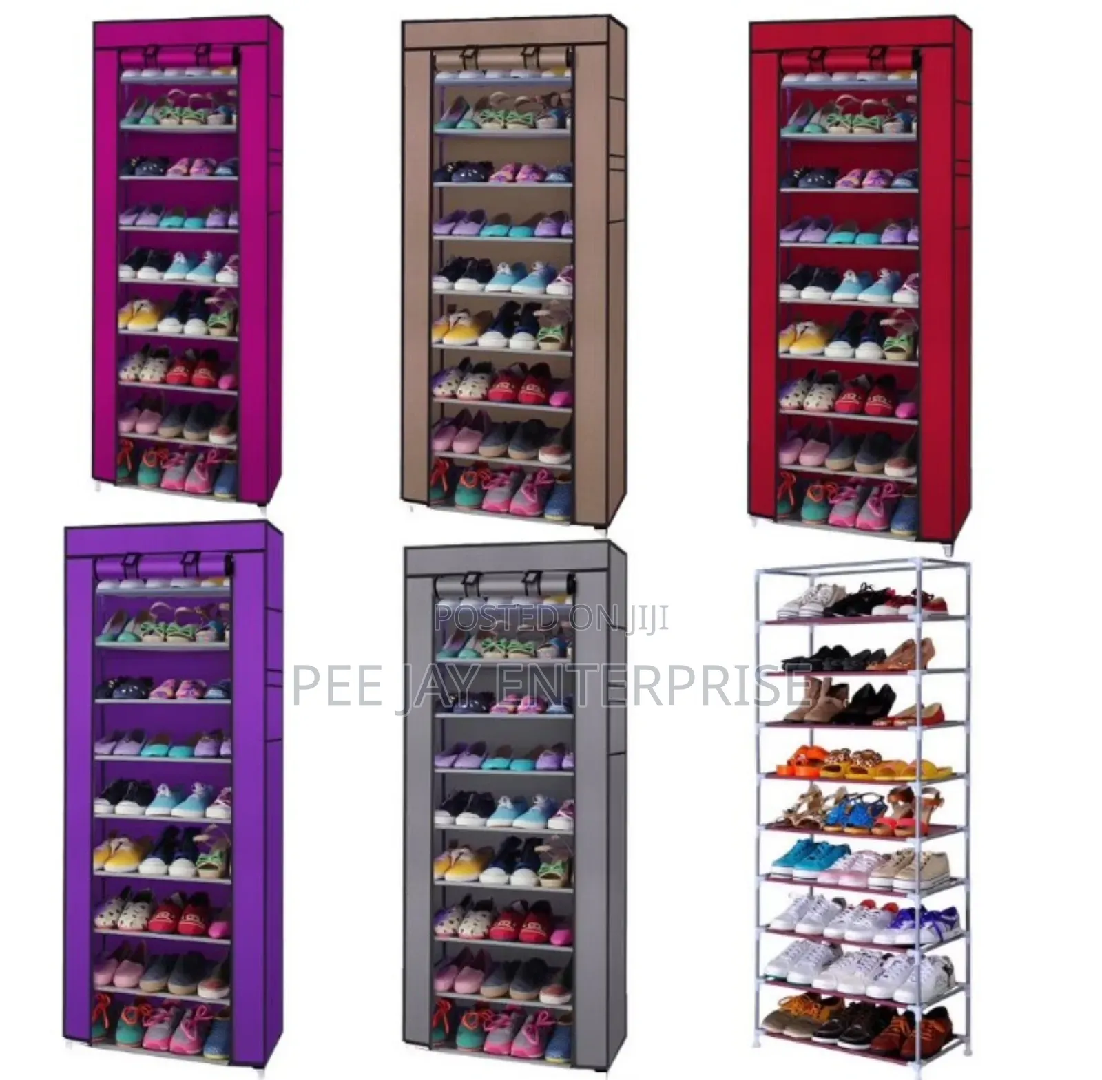 9-Tier Portable Shoe Rack