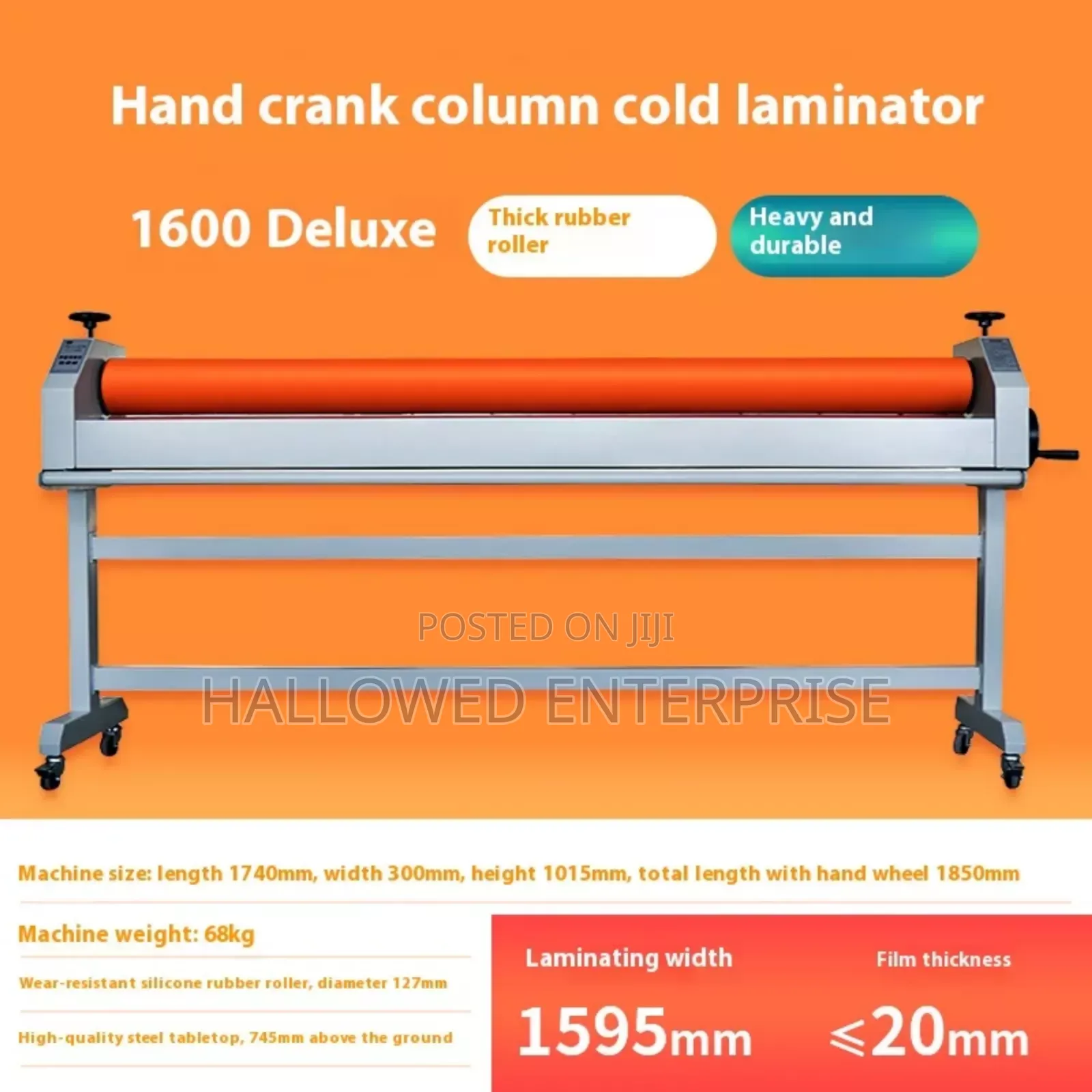 5ft 1600mm Cold Laminating Machines Heavy Duty