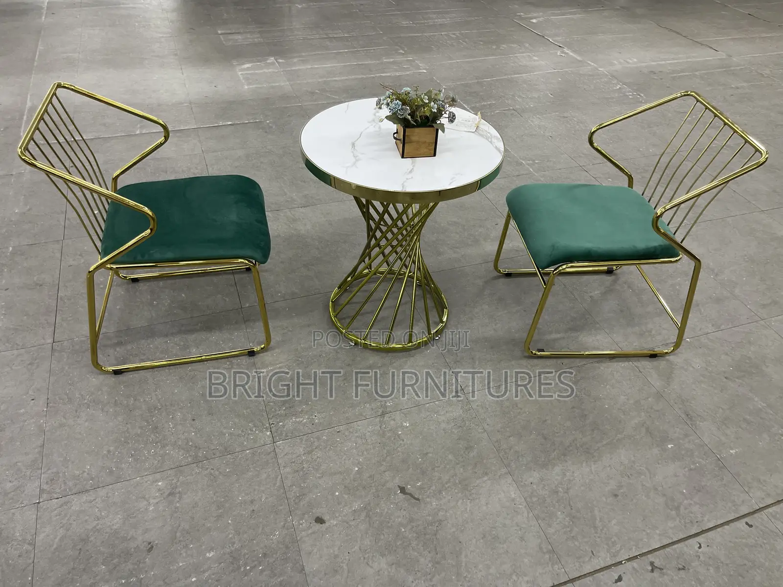 Modern Leisure Chairs With a Coffee Table