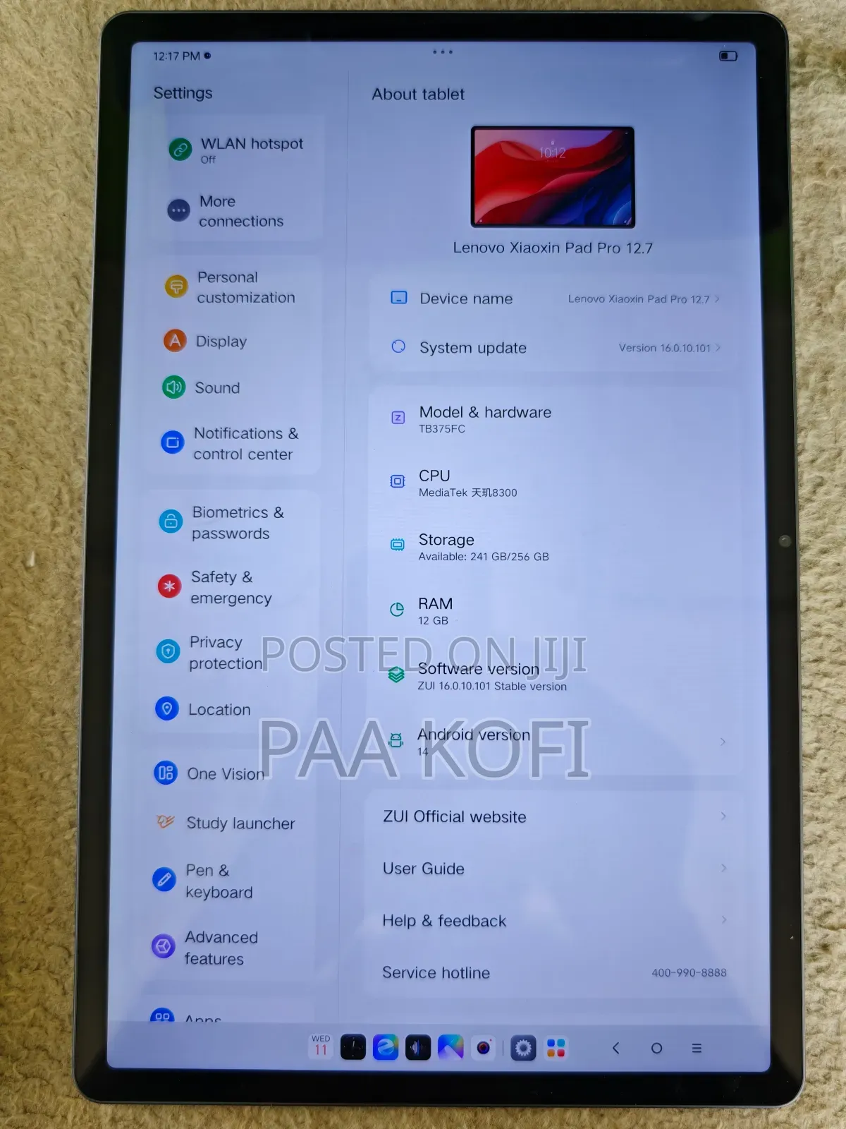 New Tablet 256 GB Gray
