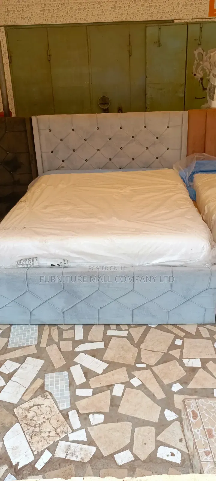 Queues Frame With Mattress. Free Delivery