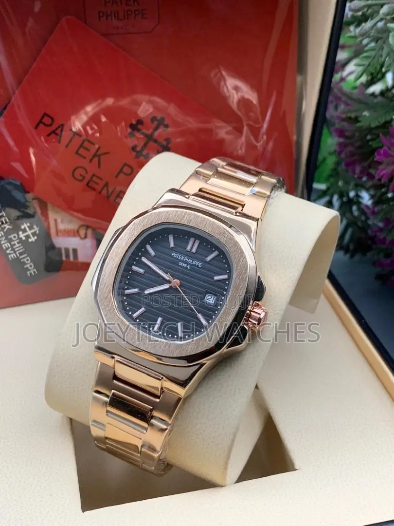 Rose Gold Patek Philippe Stainless Watch