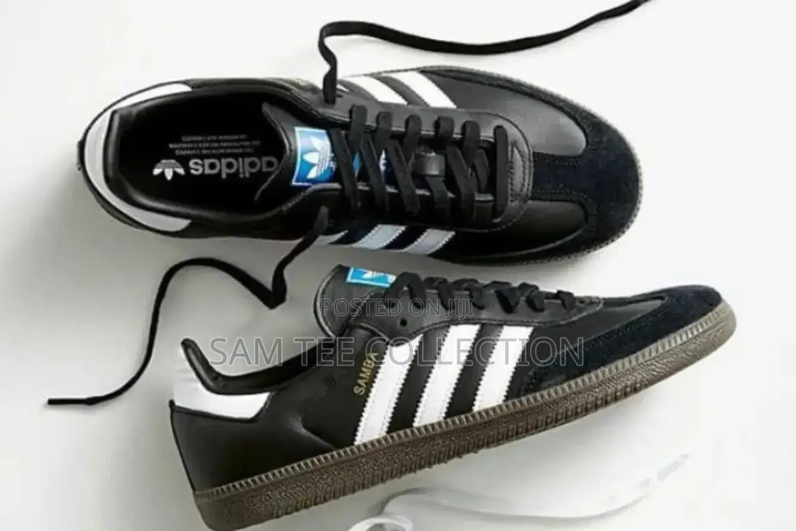 Original Adidas Samba Leather White Black