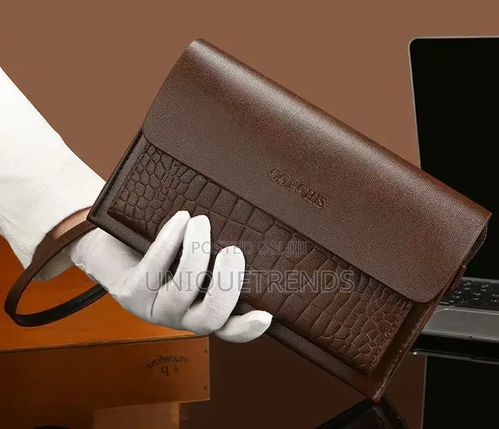 Gorchis Men’S Leather Clutch Bag
