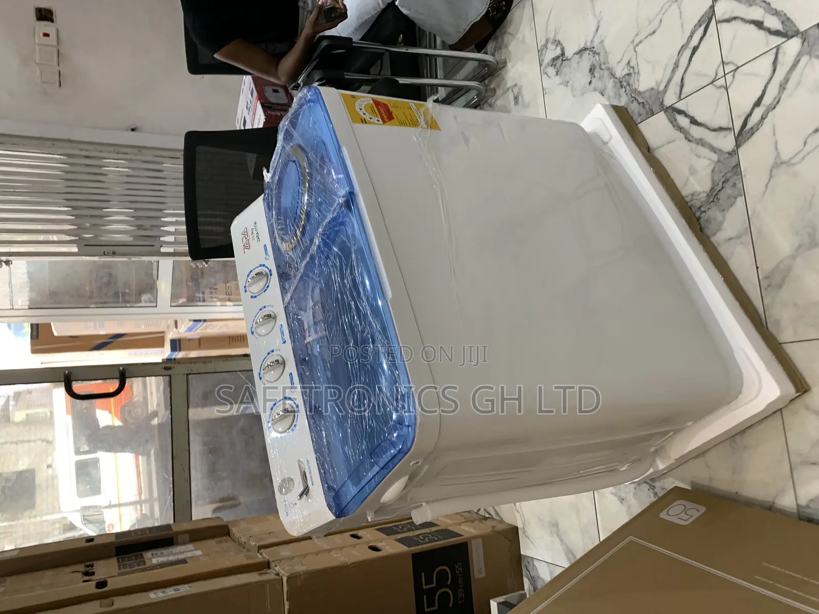 Get Authentic 11kg Top Load White Zara Semiautomatic Washer