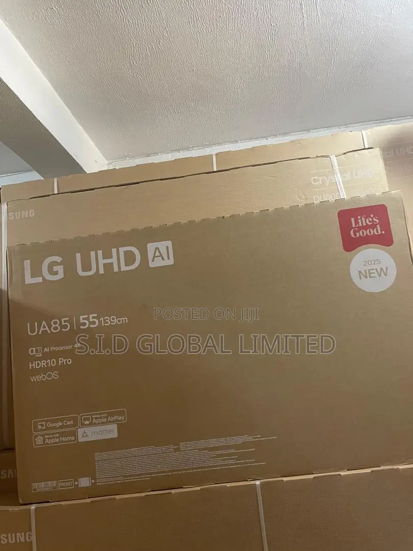 Slim Design 55" Lg Ua85 Tv Offering Premium Visuals and Smart Features