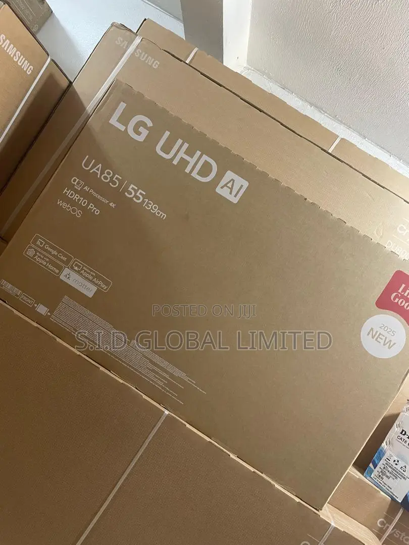 Slim Design 55" Lg Ua85 Tv Offering Premium Visuals and Smart Features