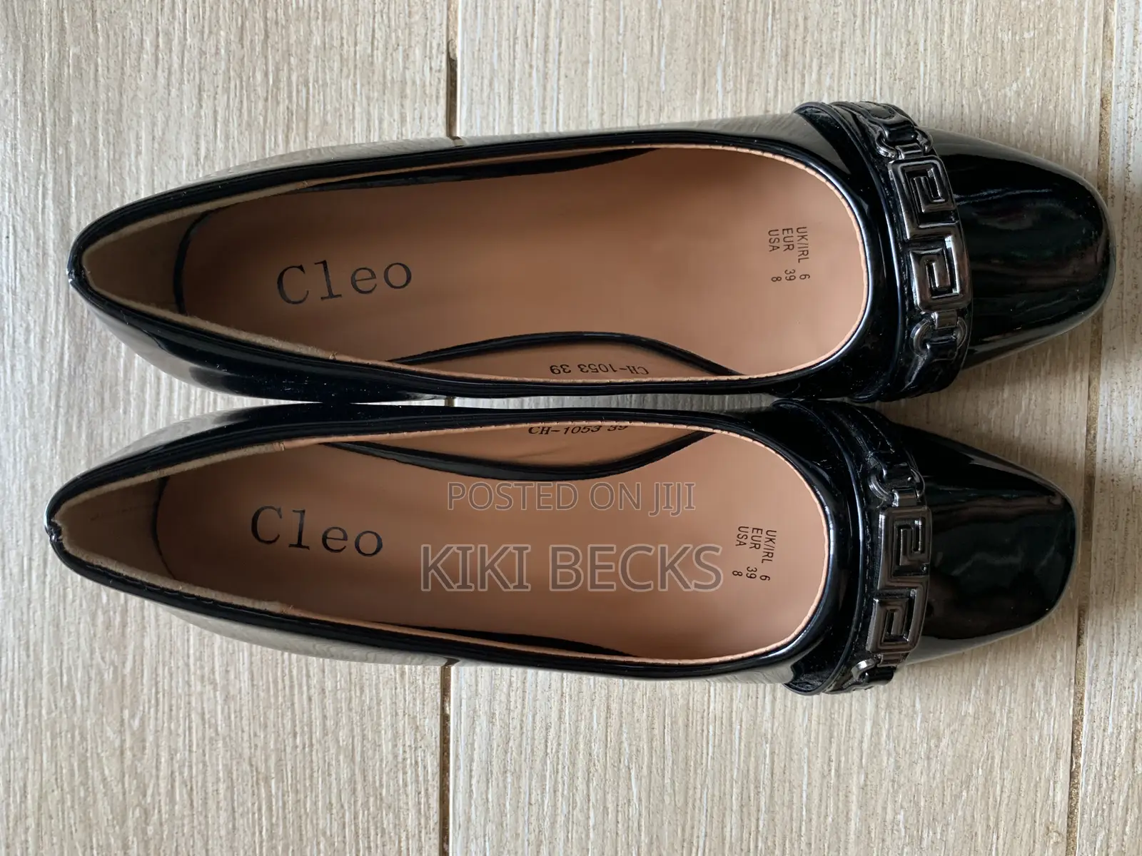 Cloe Black Leather Shoe