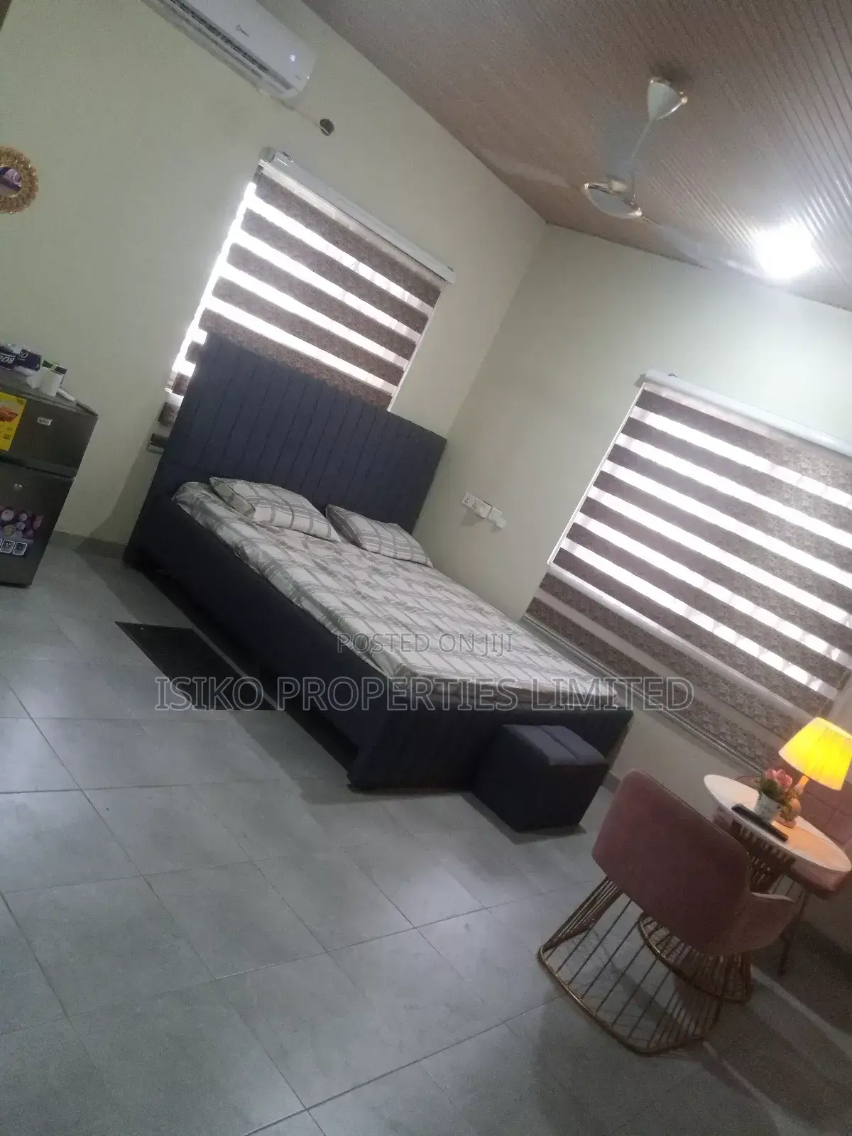 Furnished Studio Apartment in Vvilla Properties, Adam Nana for rent