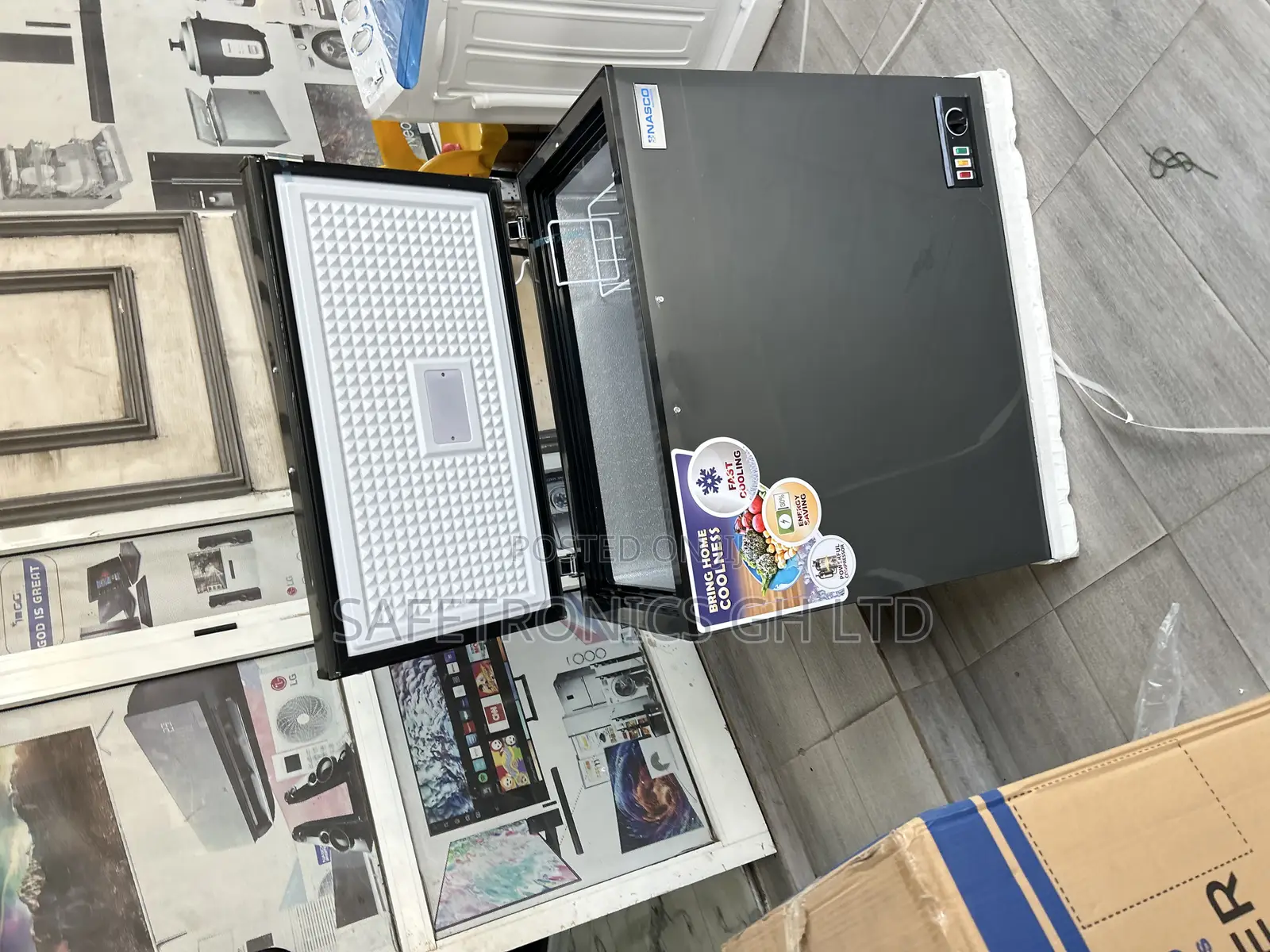 Get Premium New Dark Grey Nas-250fl 198l Nasco 1 Door Freezer