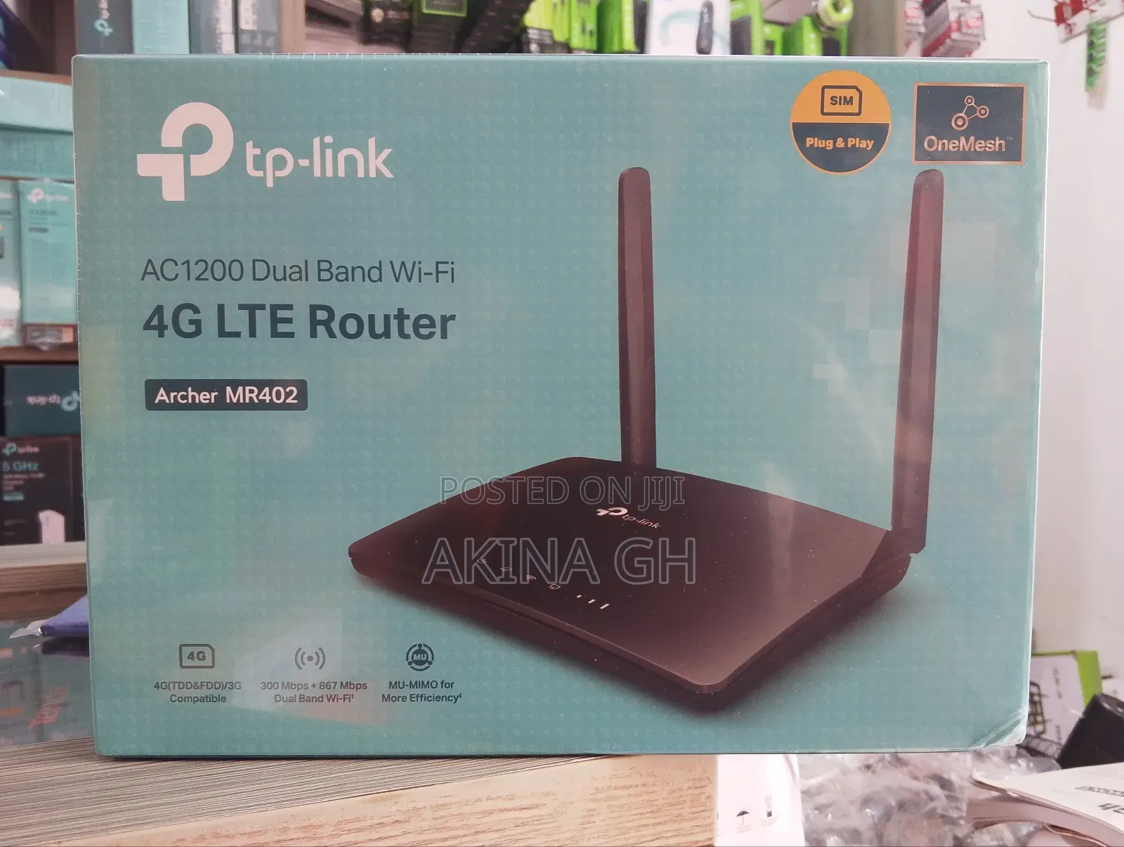 Tp Link Ac1200 Dual Band Wi-Fi 4g Lte Router (Archer Mr402)