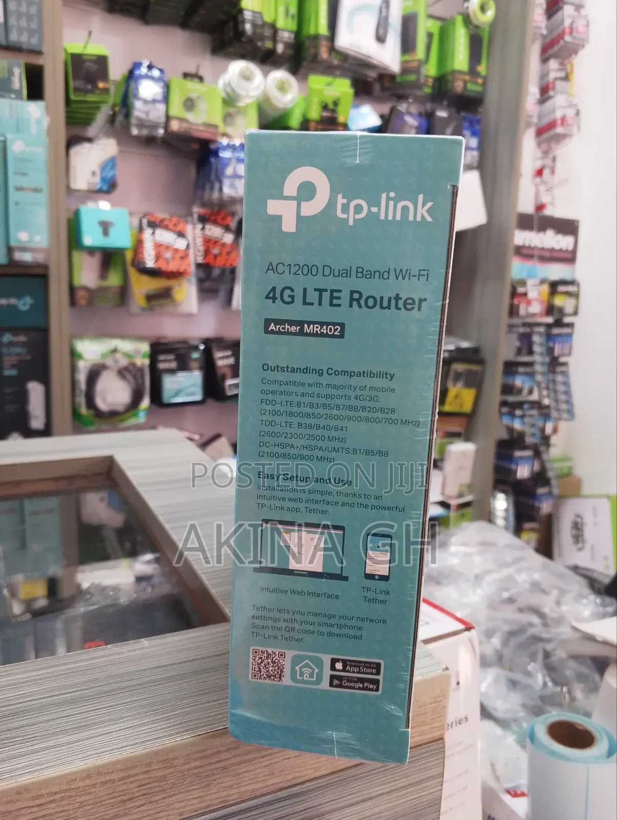 Tp Link Ac1200 Dual Band Wi-Fi 4g Lte Router (Archer Mr402)