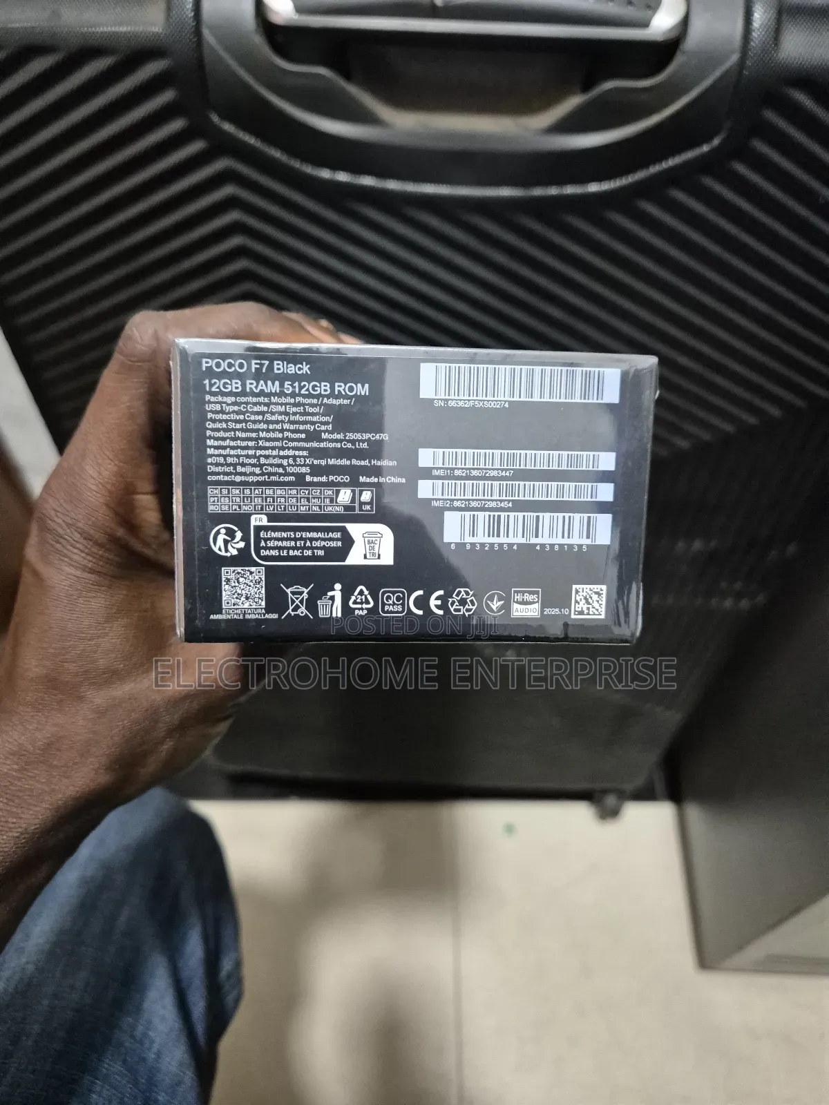 New Xiaomi Poco F7 Pro 512 GB Black