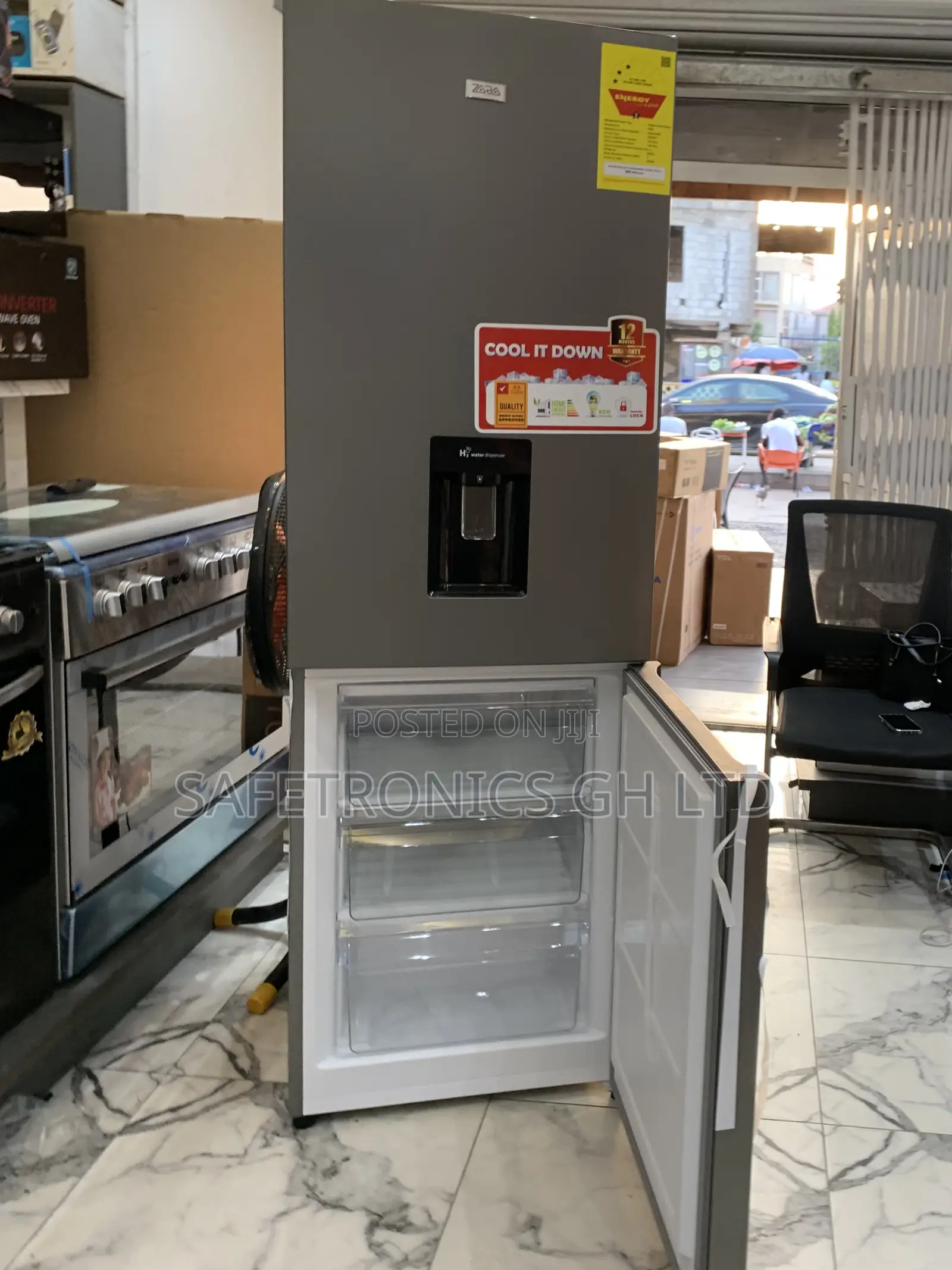 Energy Saving Electric 300l Water Dispenser Zara-40bfwd Refrigerator