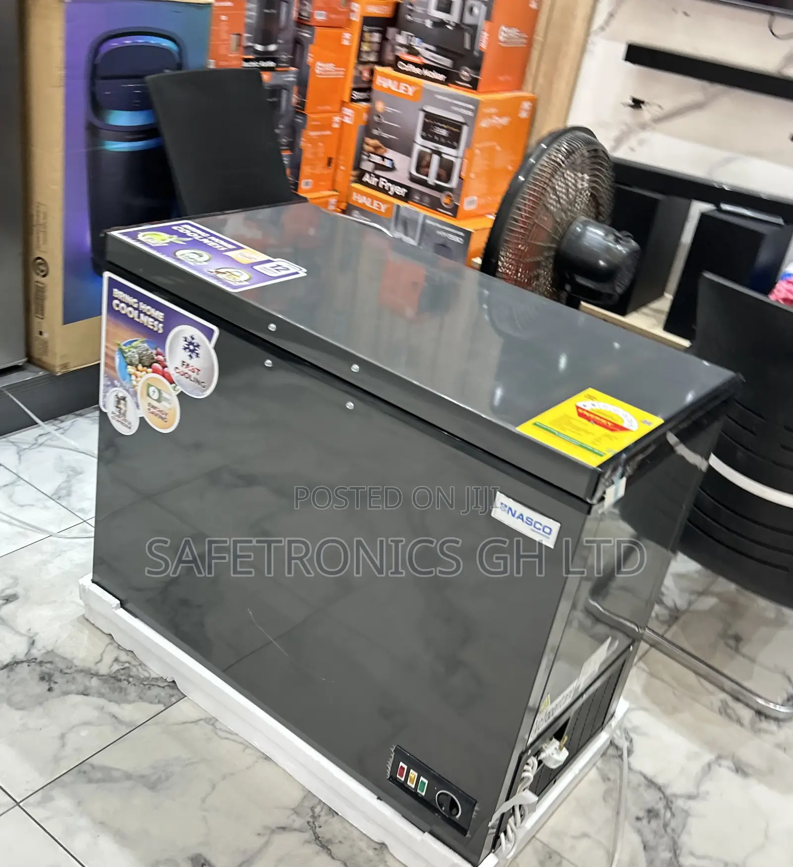 Fast Chilling 250l Nas-350fl Singledoor Electric Freezer