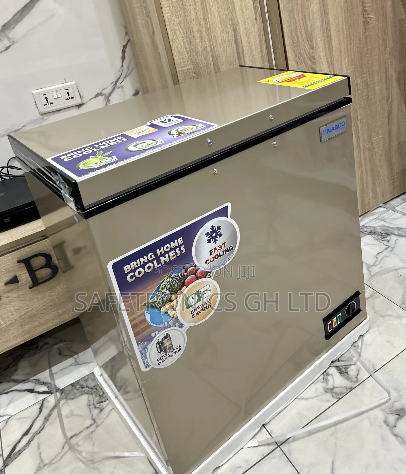 Massive Nas-200fl Electric Singledoor 150l (Gold) Freezer