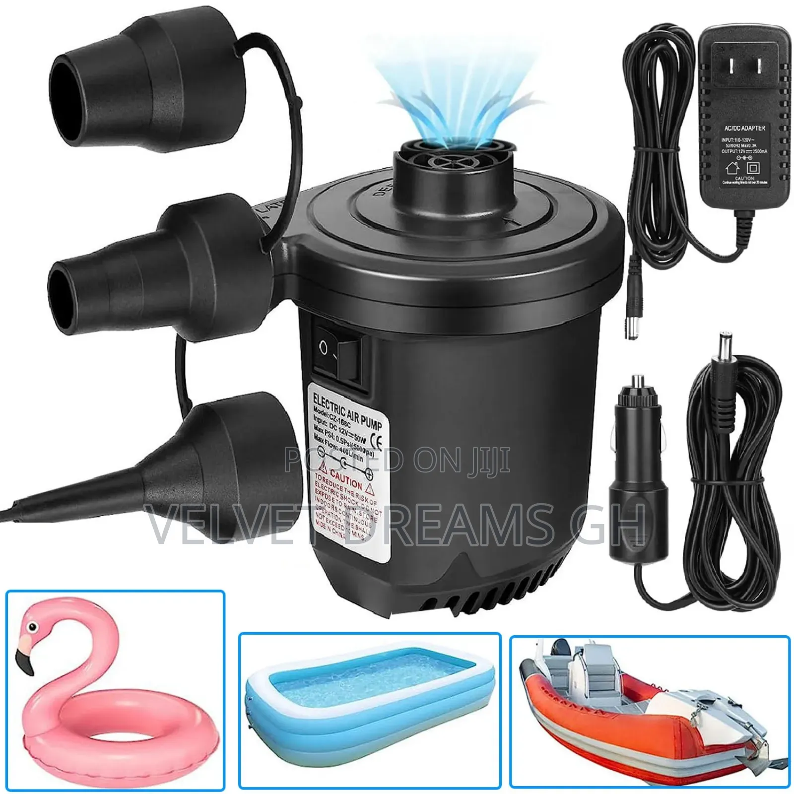 Air Pump for Inflatable Mattress Pool