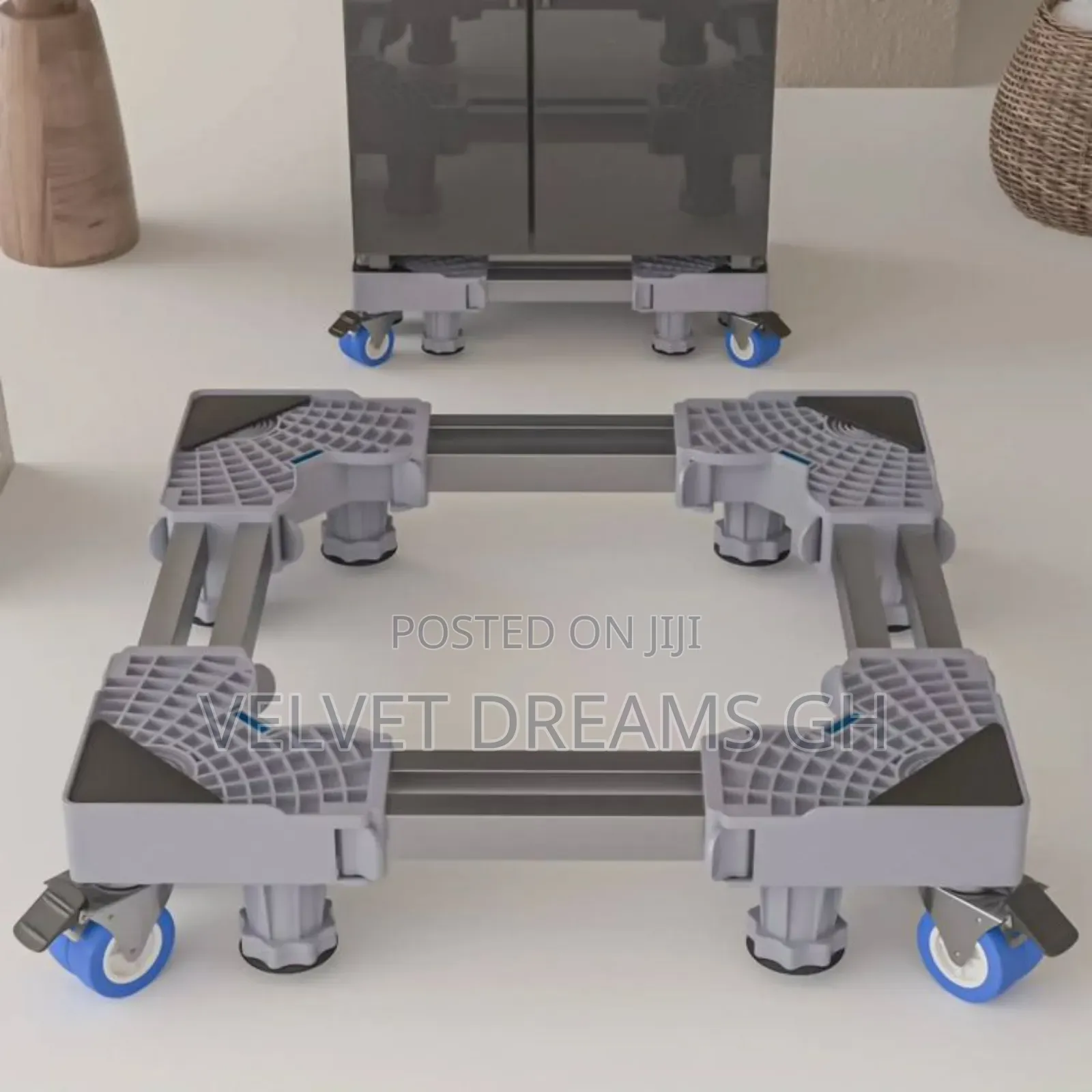 Adjustable Fridge Washing Machine Stand – Strong Durable