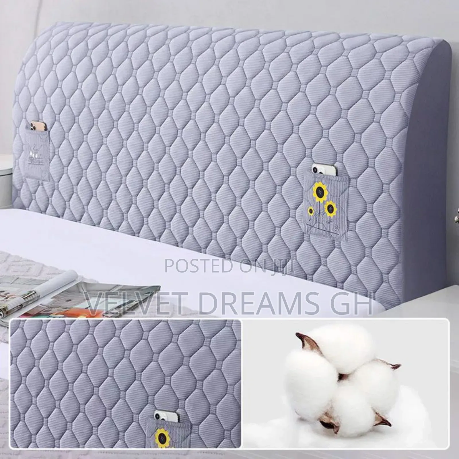 Dustproof Bed Headboard Cover Protect Keep Clean