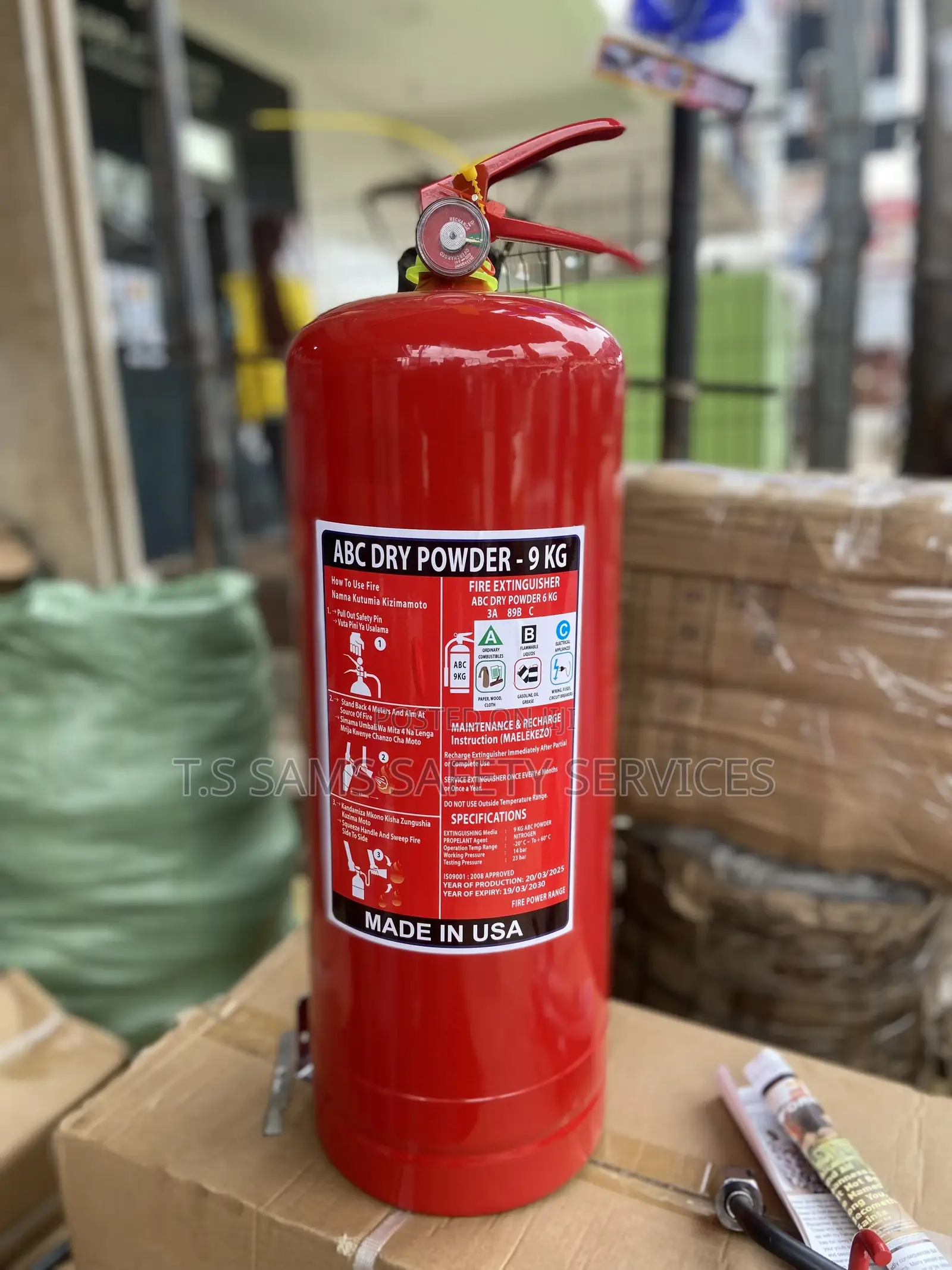 9kg Dry Chemical Powder