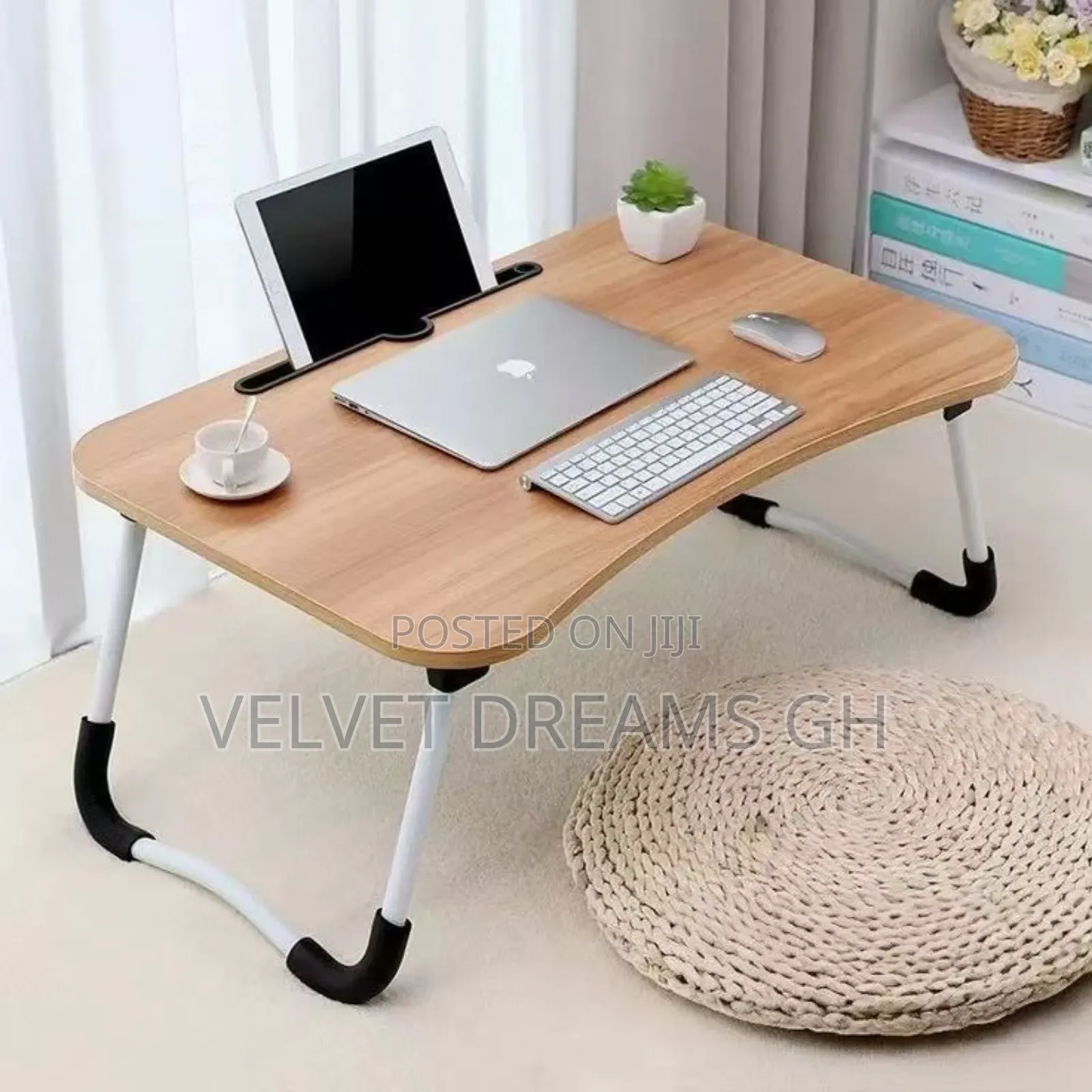 Multifunctional Foldable Laptop/Cofe Stand Breakfast Tray Standing Des