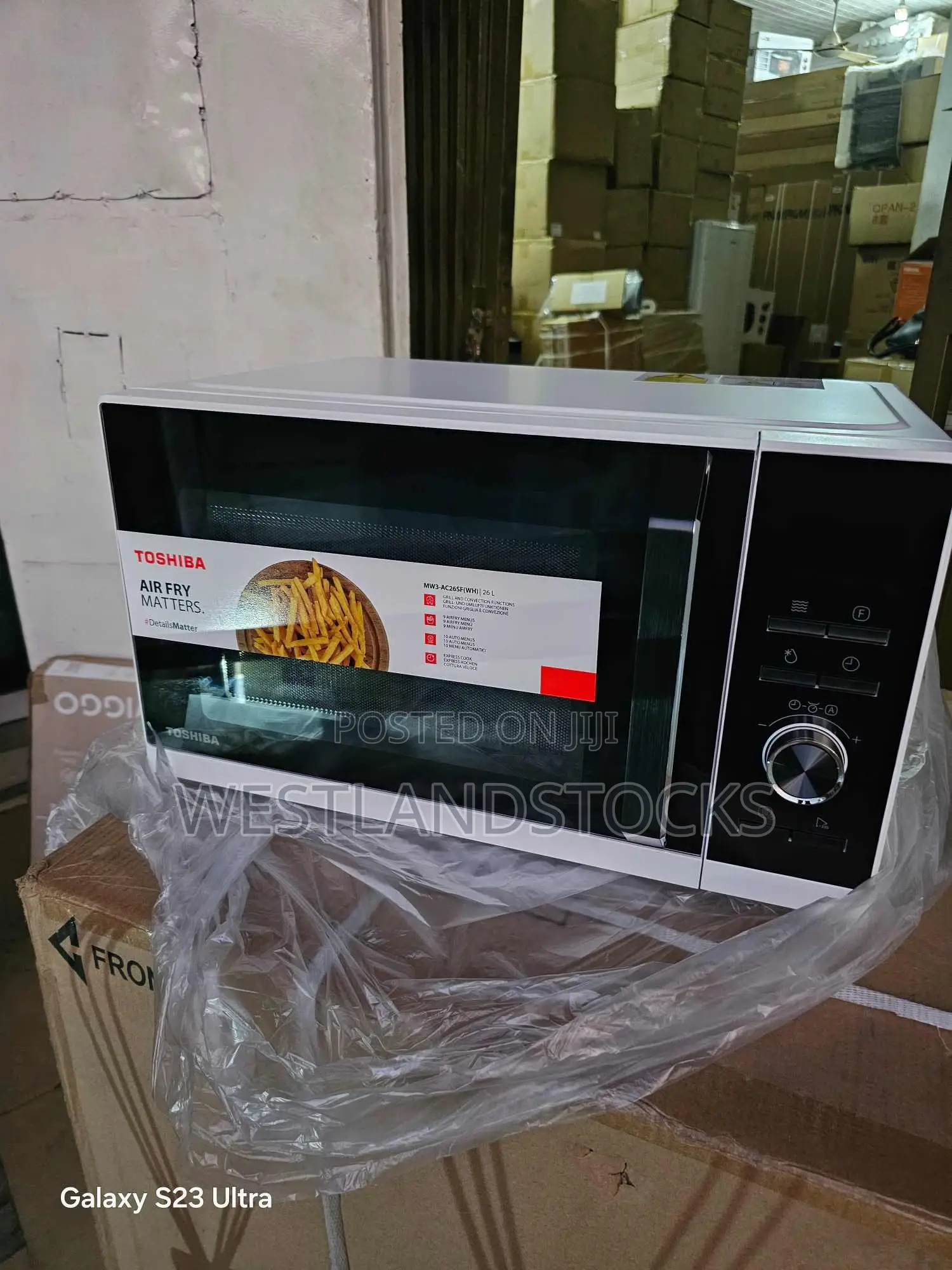 Toshiba Mw3-Ac26sf(Wh) Is a Multifunction Countertop Microwave