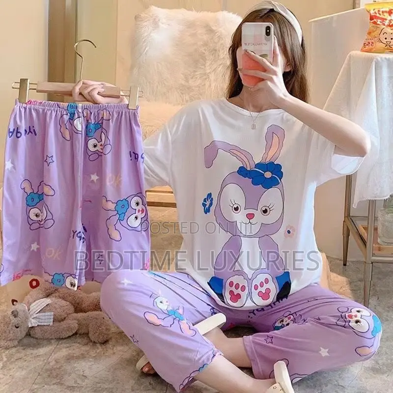 3 Piece Night Wear With Characters