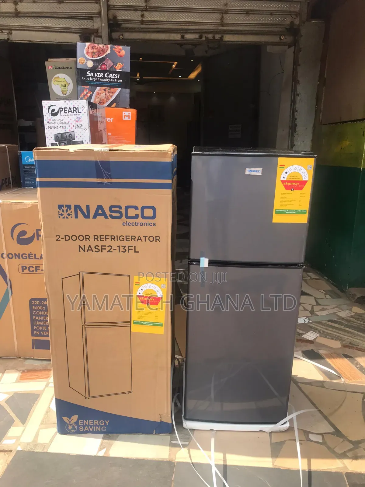 Energy Saving Nasco 112 Litre Refrigerator With Top Freezer