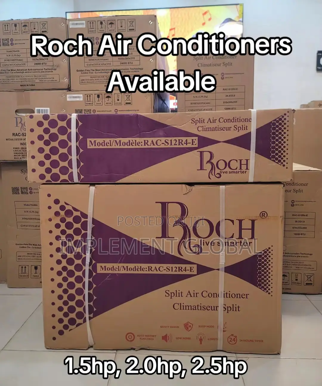 Roch Air Conditioner 1.5hp