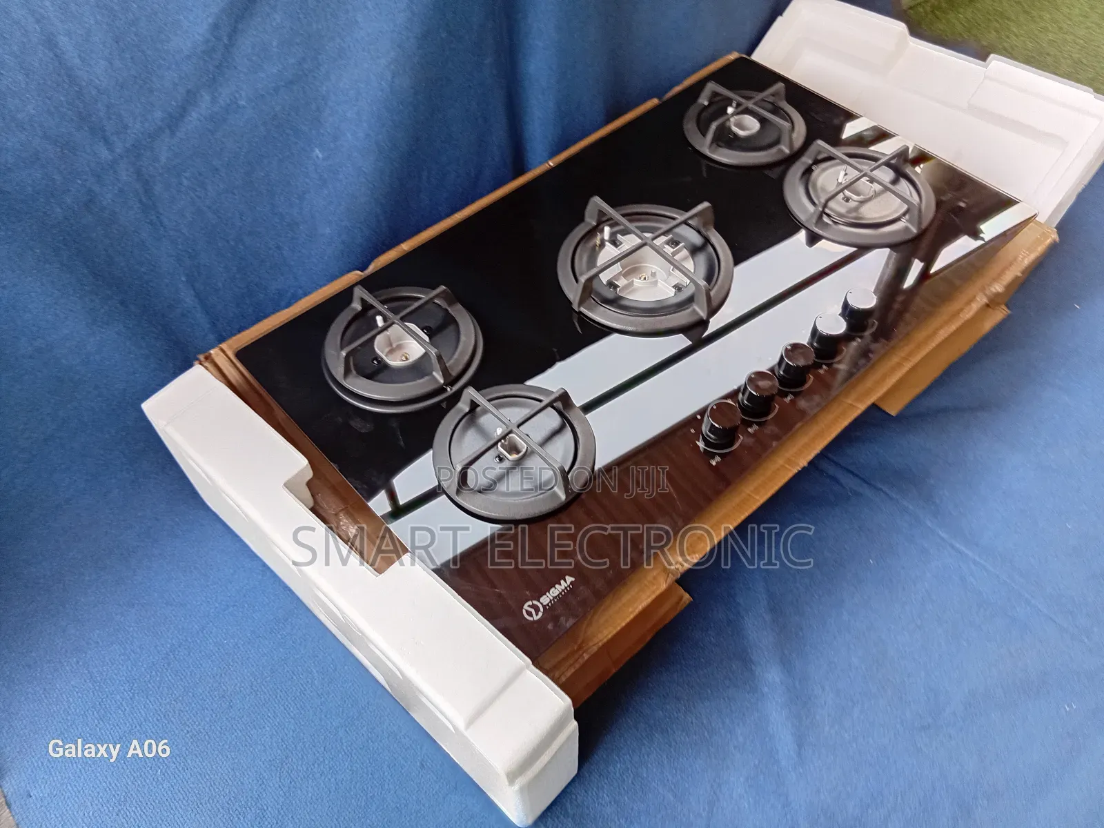 Sigma Built-in Gas Hob With Elegant Stainless Steel Body